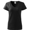 Solar Bloom - T-shirt voor dames, 95% katoen, 5% elastaan - 128 - Zwart