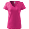 Solar Bloom - T-shirt voor dames, 95% katoen, 5% elastaan - 128 - Magenta