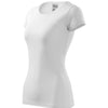 Cloudline - T-shirt voor dames, 95% katoen, 5% elastaan - 141 - White