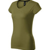 Mist Arc - T-shirt voor dames, 100% SUPIMA katoen - 154 - avocado green