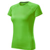 Summit Bloom - T-shirt voor dames, 95% polyester, 5% elastaan - 176 - apple green