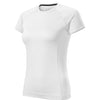 Summit Bloom - T-shirt voor dames, 95% polyester, 5% elastaan - 176 - White