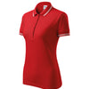 Rose Quartz - Poloshirt voor dames, 65% katoen, 35% polyester - 220 - Red