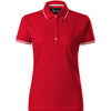 Aventrine - Poloshirt dames 95% katoen 5% elastaan - 253 - Red