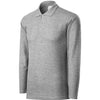 Helion Prime - Poloshirt heren 65% katoen 35% polyester (lange mouw)- 221 - Gray