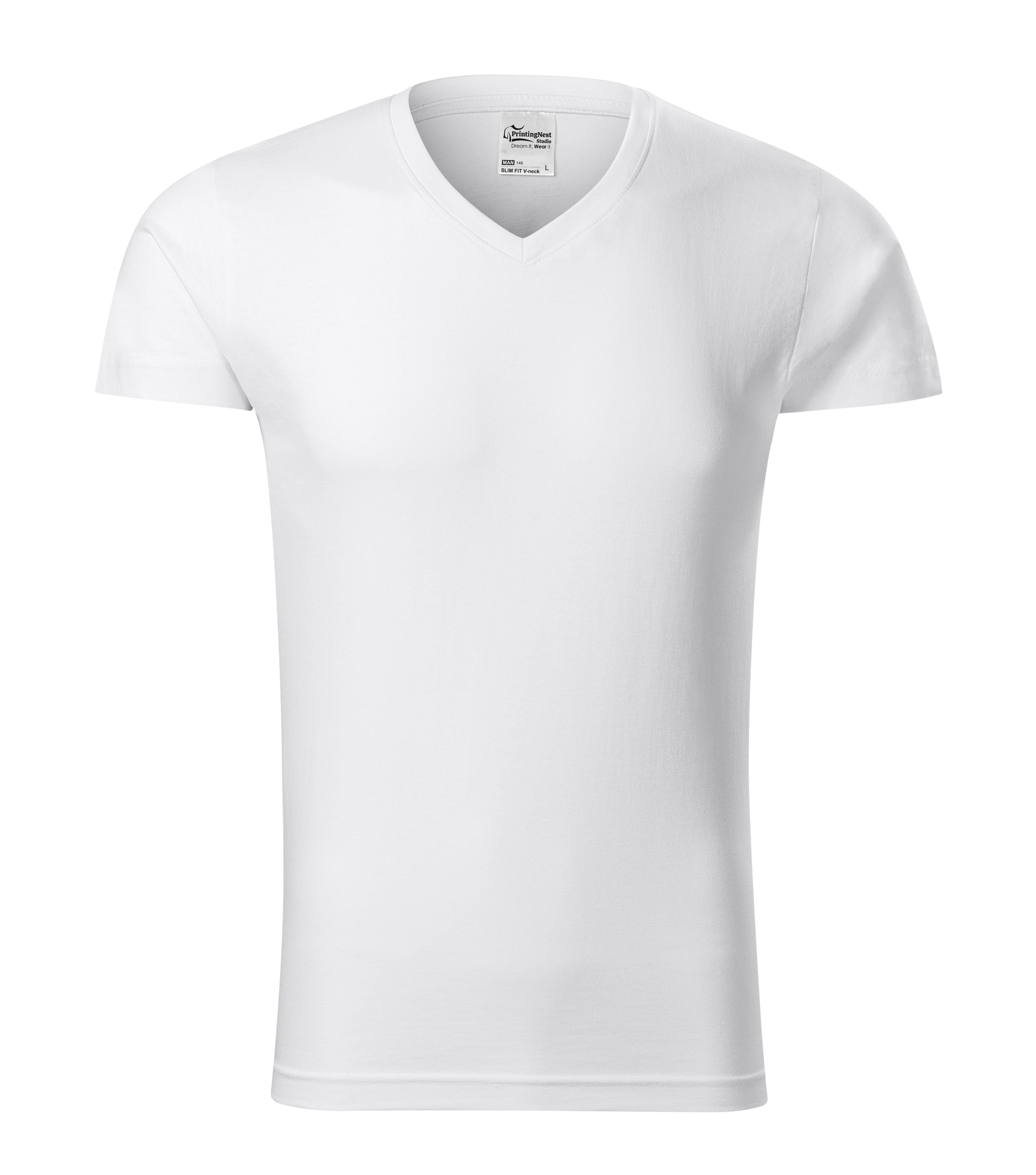 Flint Horizon - T-shirt men's 100% cotton - 146, white, size S