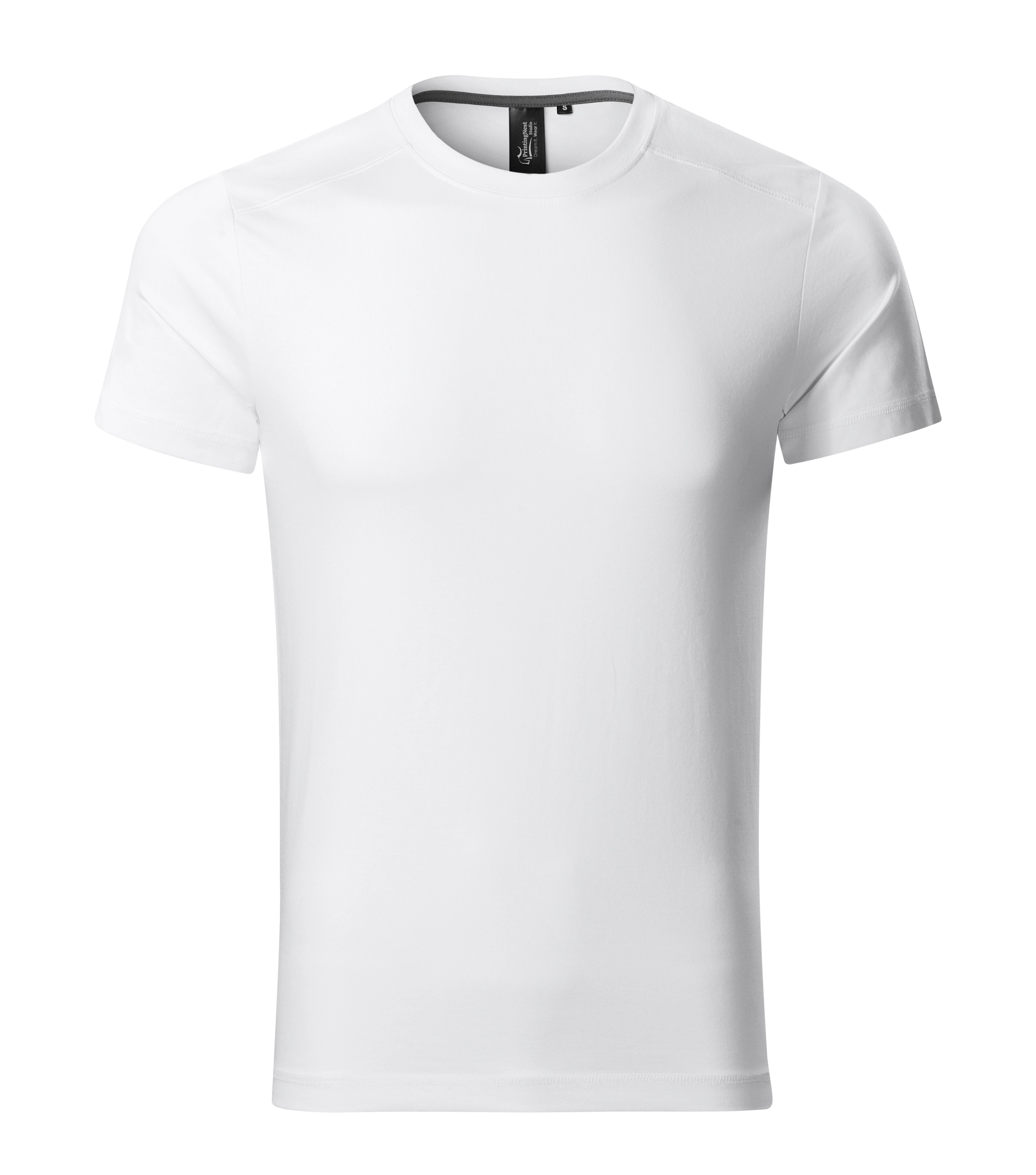 Steelwave - T-shirt men's 95% cotton 5% elastane - 150, white, size S