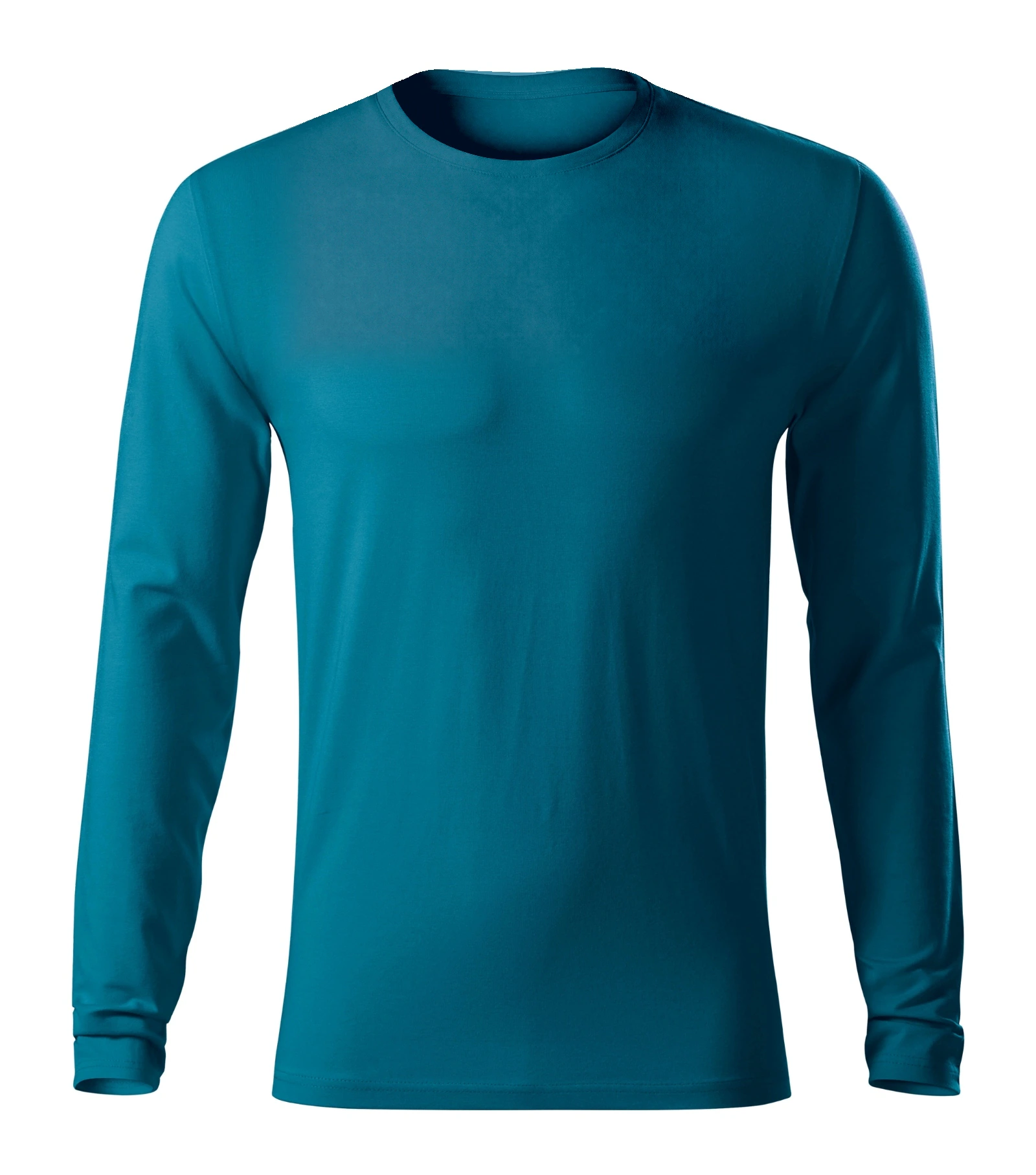Ember Cove - T-shirt heren 95% katoen 5% elastaan - 155, petrolblauw, maat M