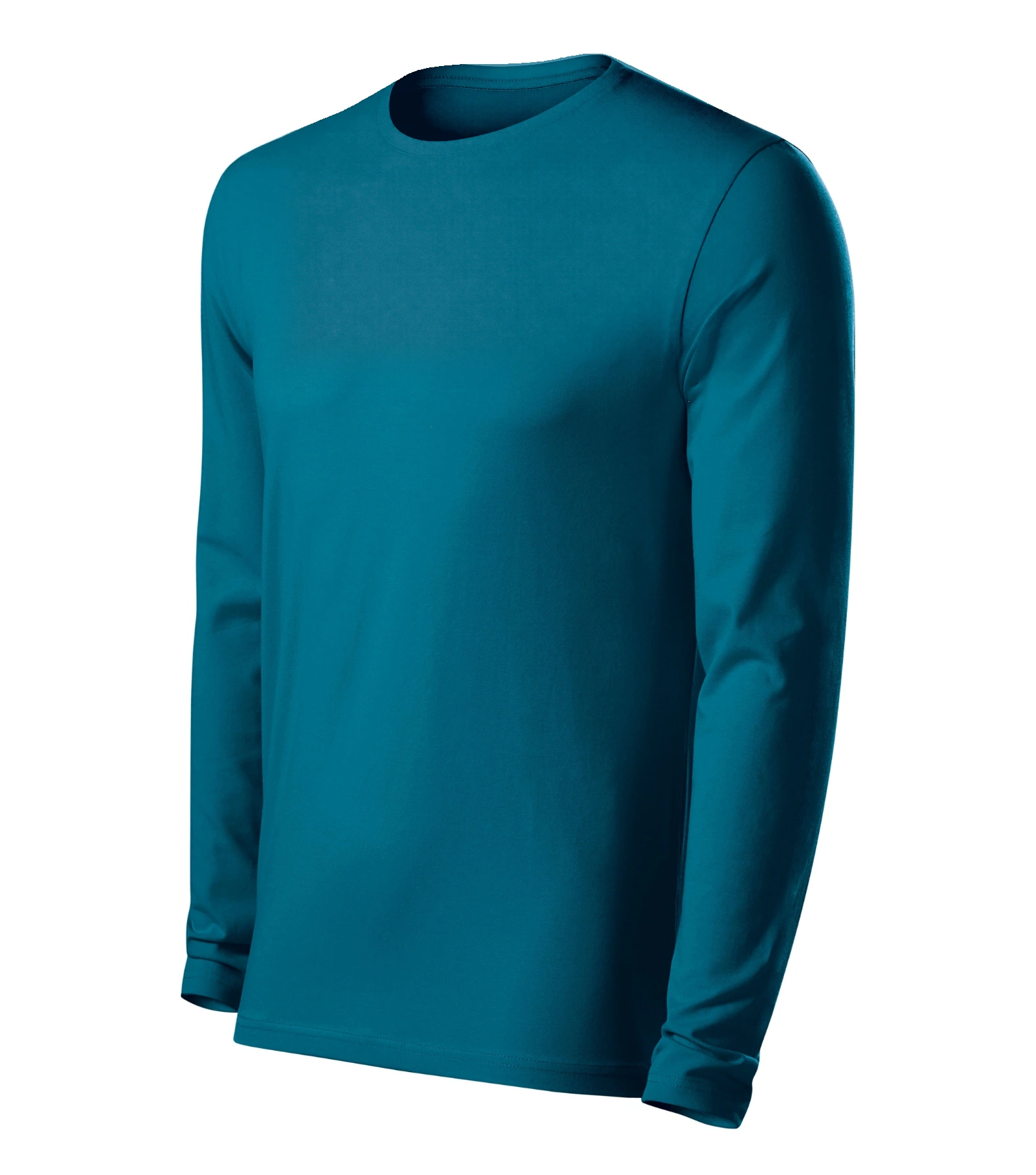 Ember Cove - T-shirt men's 95% cotton 5% elastane - 155, petrol blue, size M