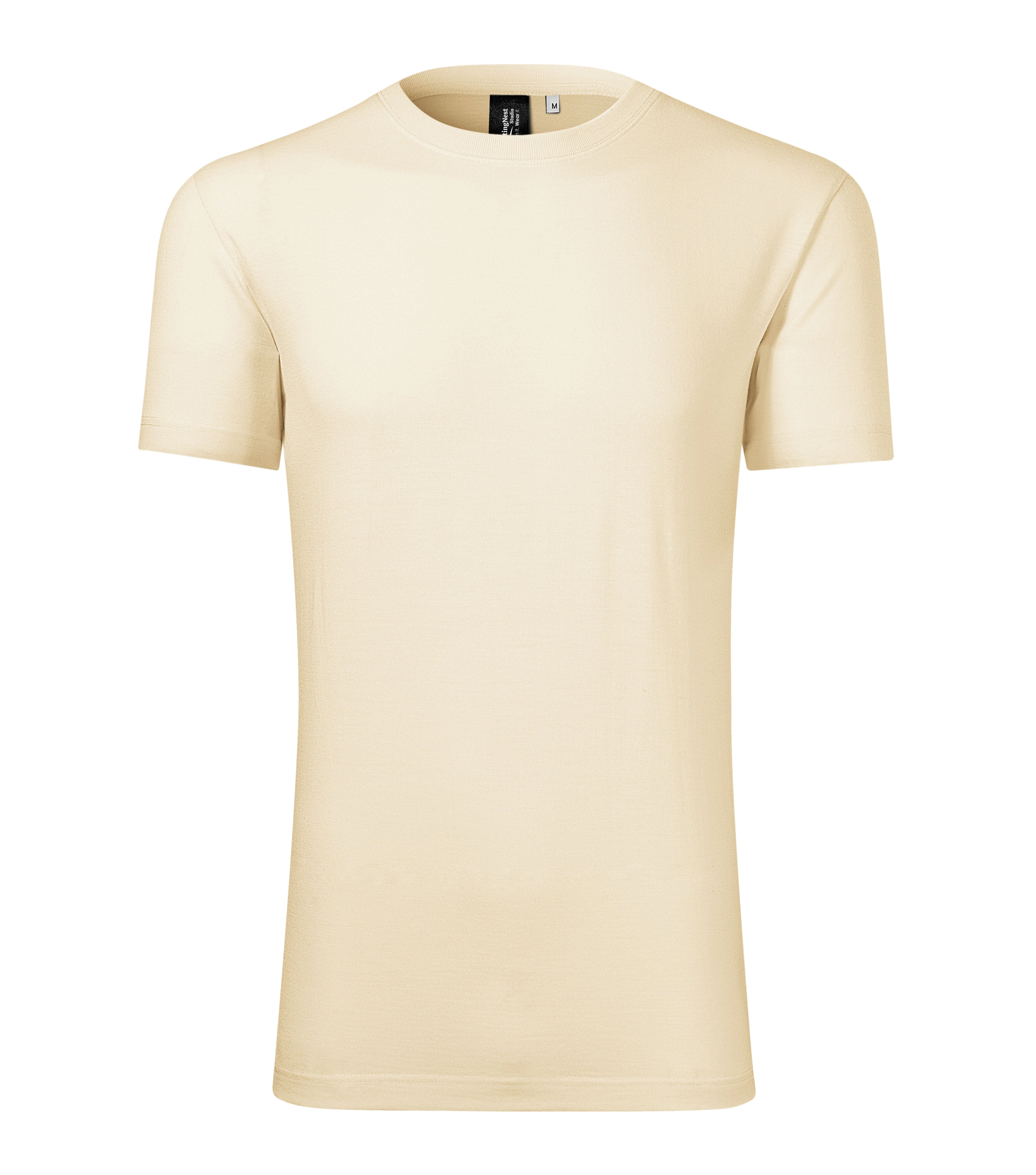 Storm Loom - T-shirt homme 100% laine mérinos - 157, amande, taille S