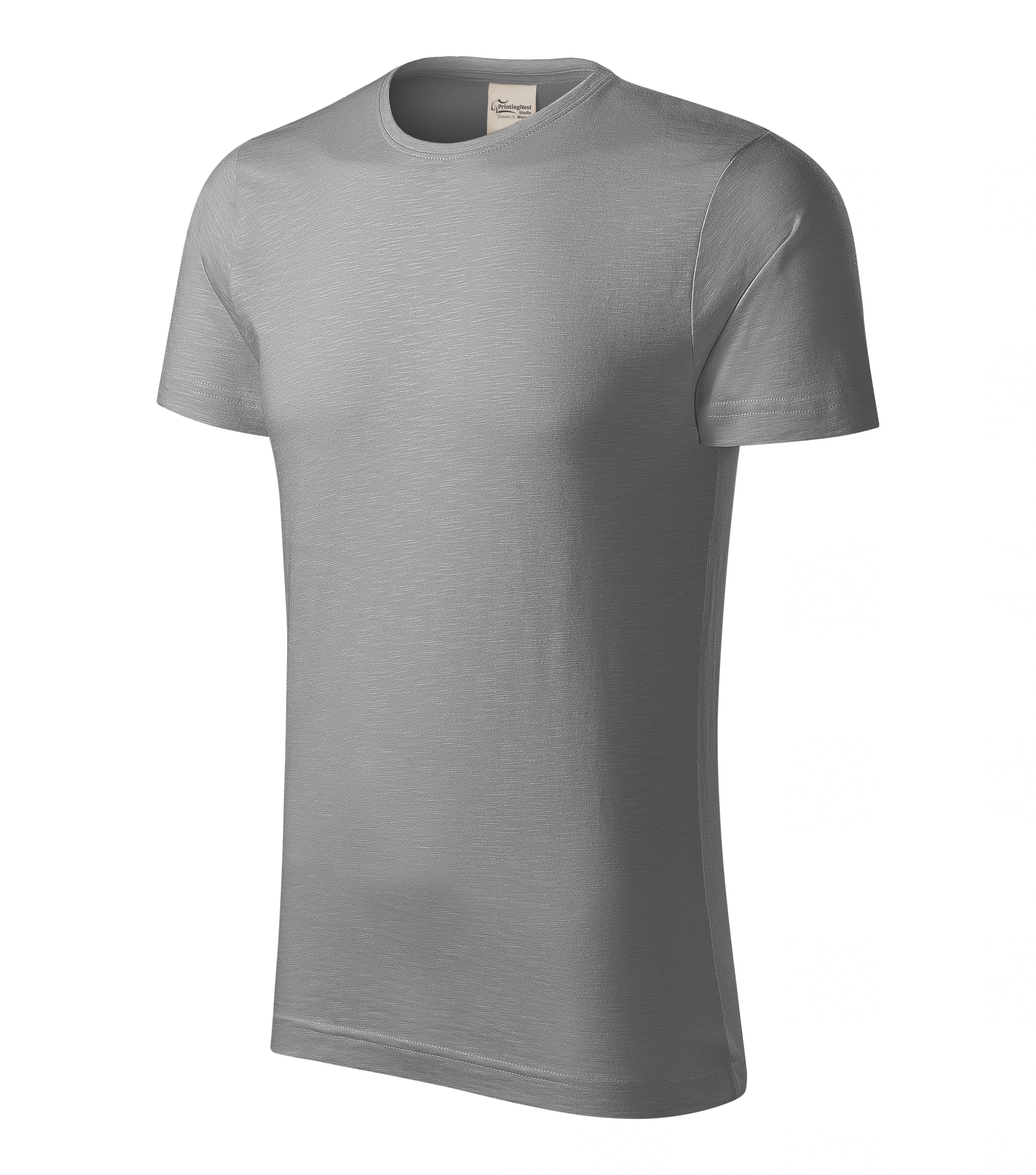 Vulcan Fade - T-shirt homme 100% coton biologique GOTS - 173, antique argent, taille S
