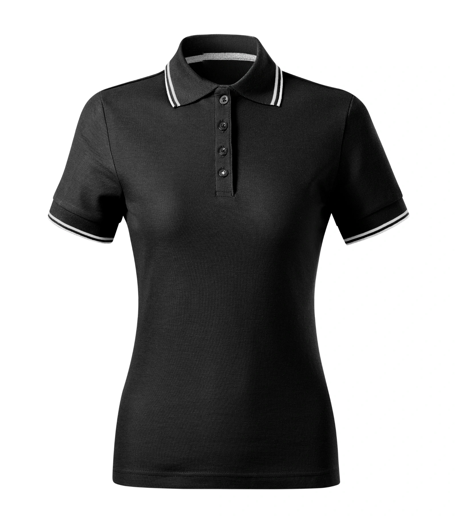 Alder Arc - Polo femme 65% coton, 35% polyester - 233, Noir, taille 2XL