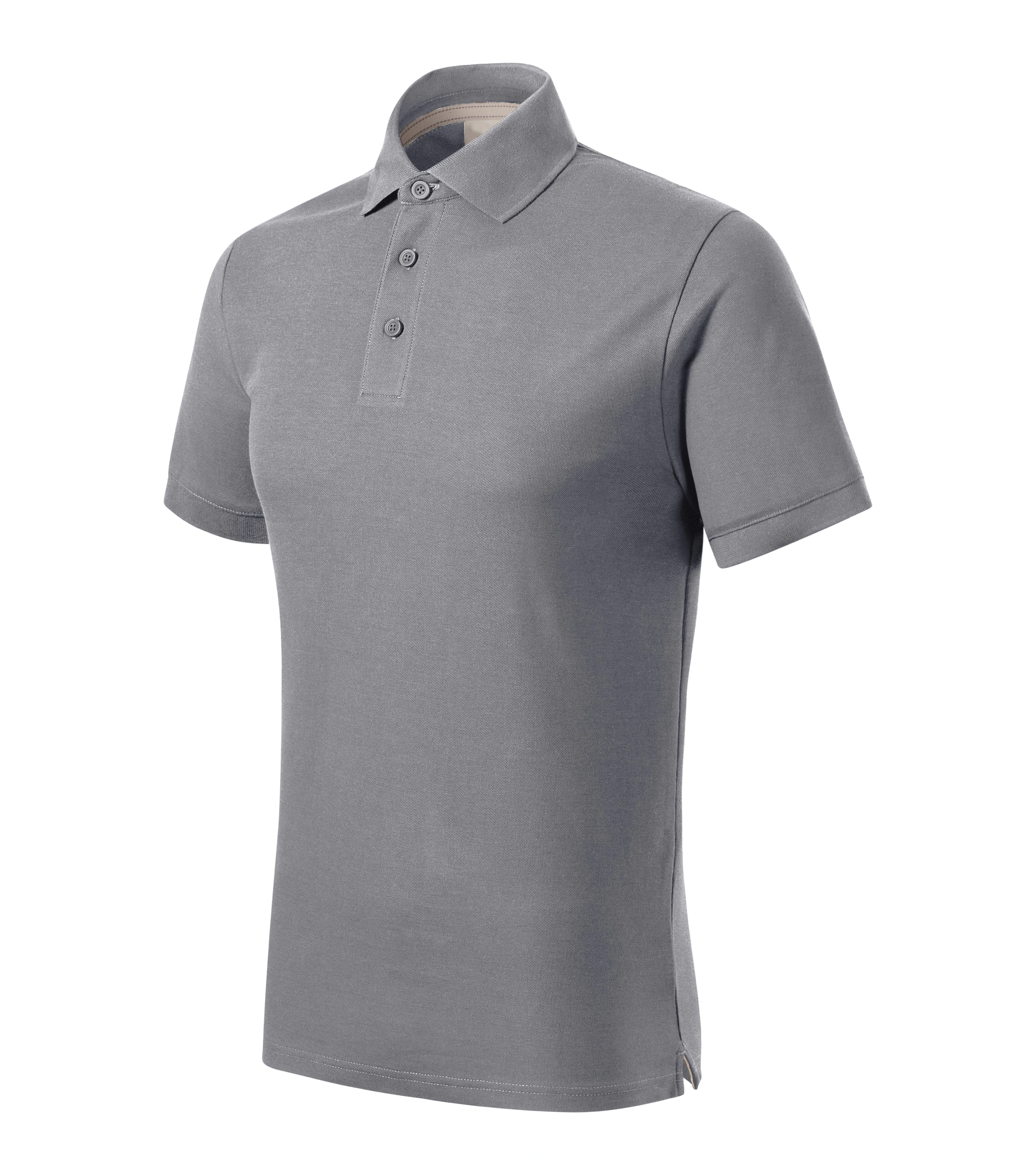 Galantus - Polo Shirt men's 100% Organic Cotton GOTS - 234, antique silver, size S