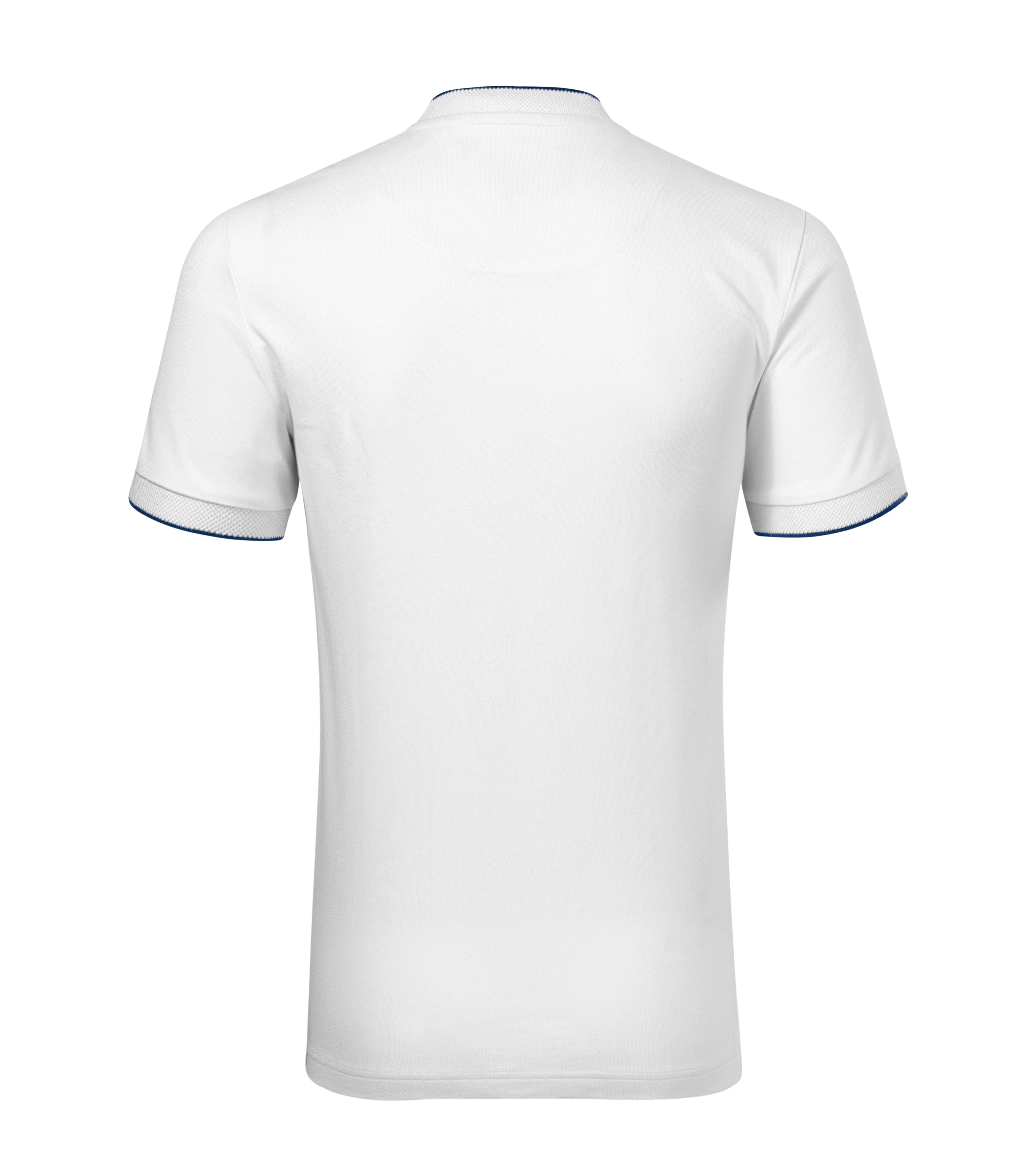 Drakon Sphere -Polo homme 100% coton, bomber collar- 273, blanc, taille S