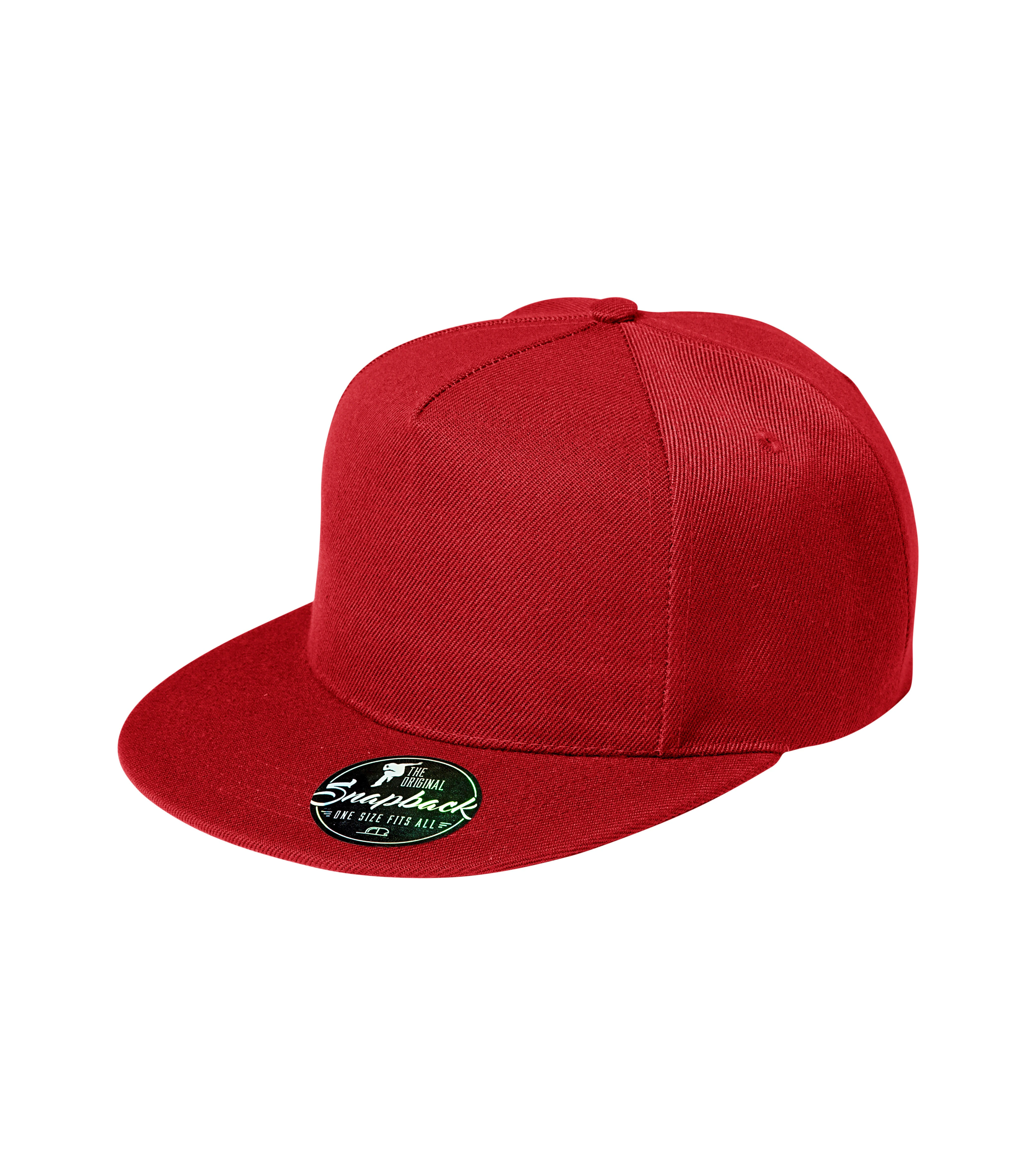 Casquette unisex rap 100% coton - 301, Rouge, taille