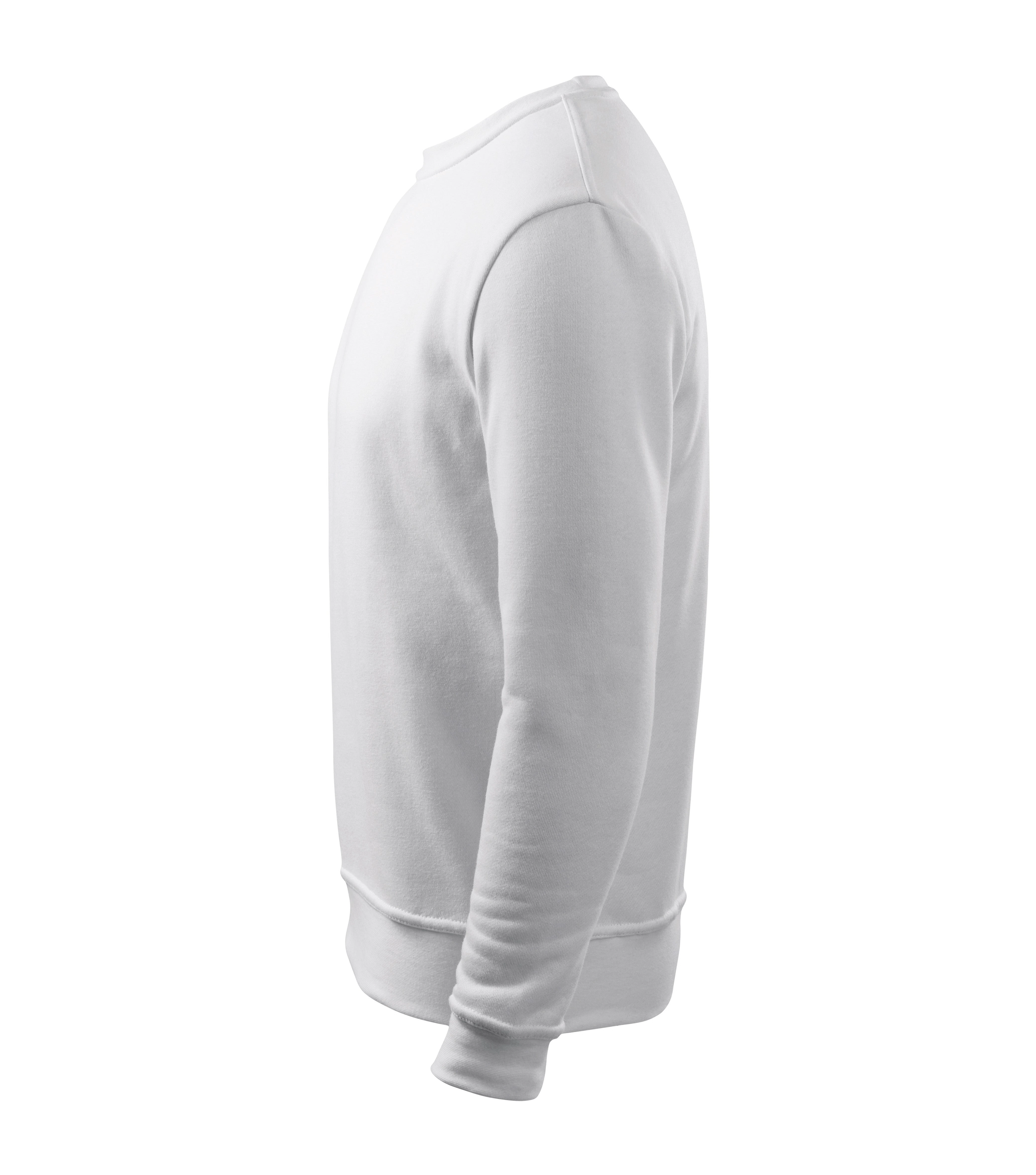 Vulkaris - Sweatshirt men's 65% cotton 35% polyester- 406, white, size S