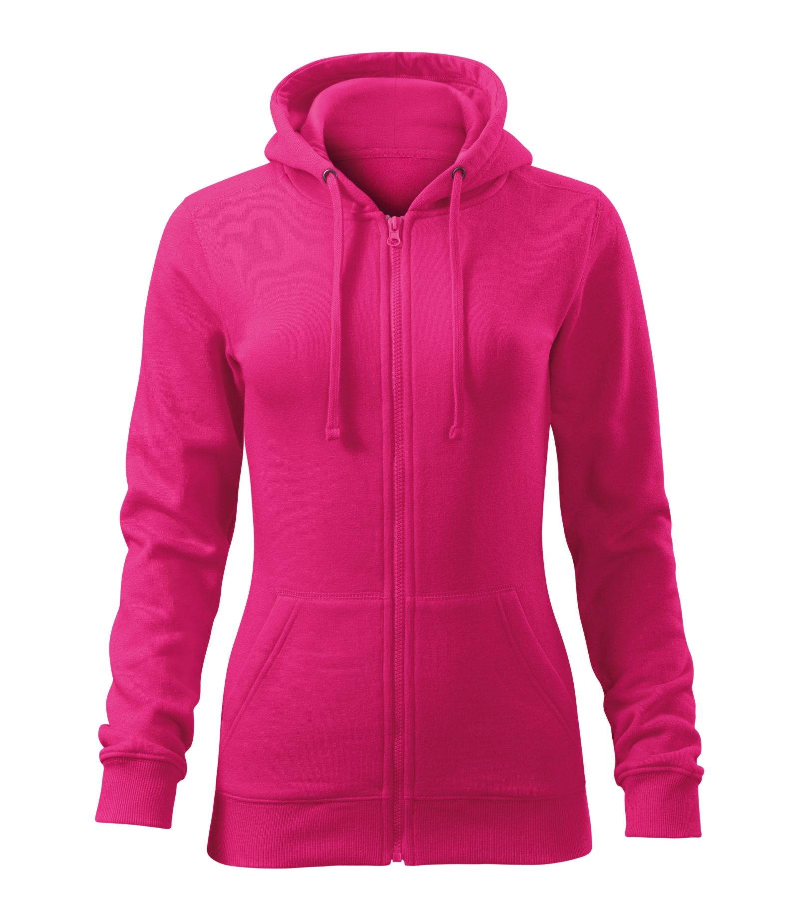 Indigo Crest - Sweater dames 65% katoen, 35% polyester - 411, magenta, maat XS