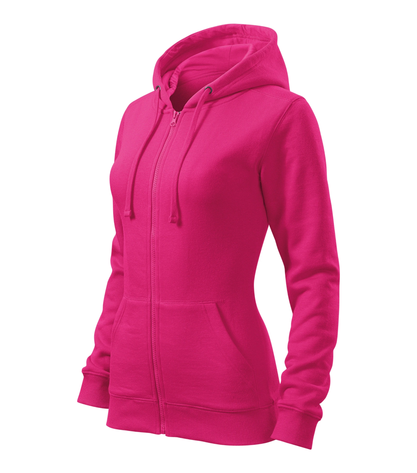 Indigo Crest - Sweatshirt women's 65% cotton, 35% polyester - 411, magenta, size XS