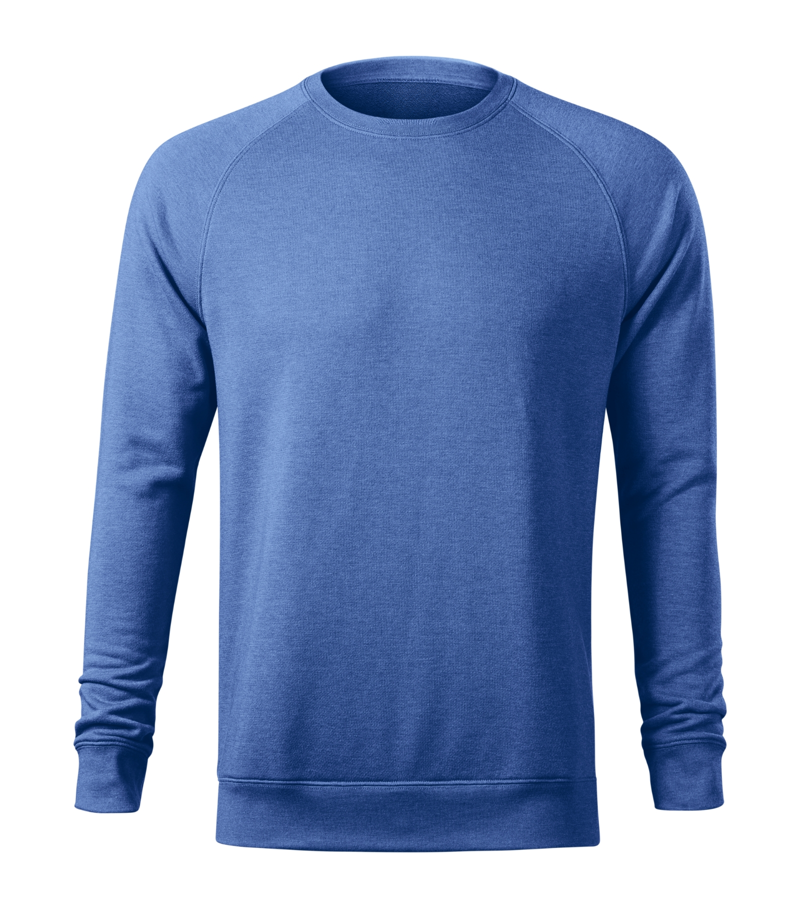 Delta Forge - Sweatshirt men's 65% polyester, 35% cotton - 415, blue melange, size S