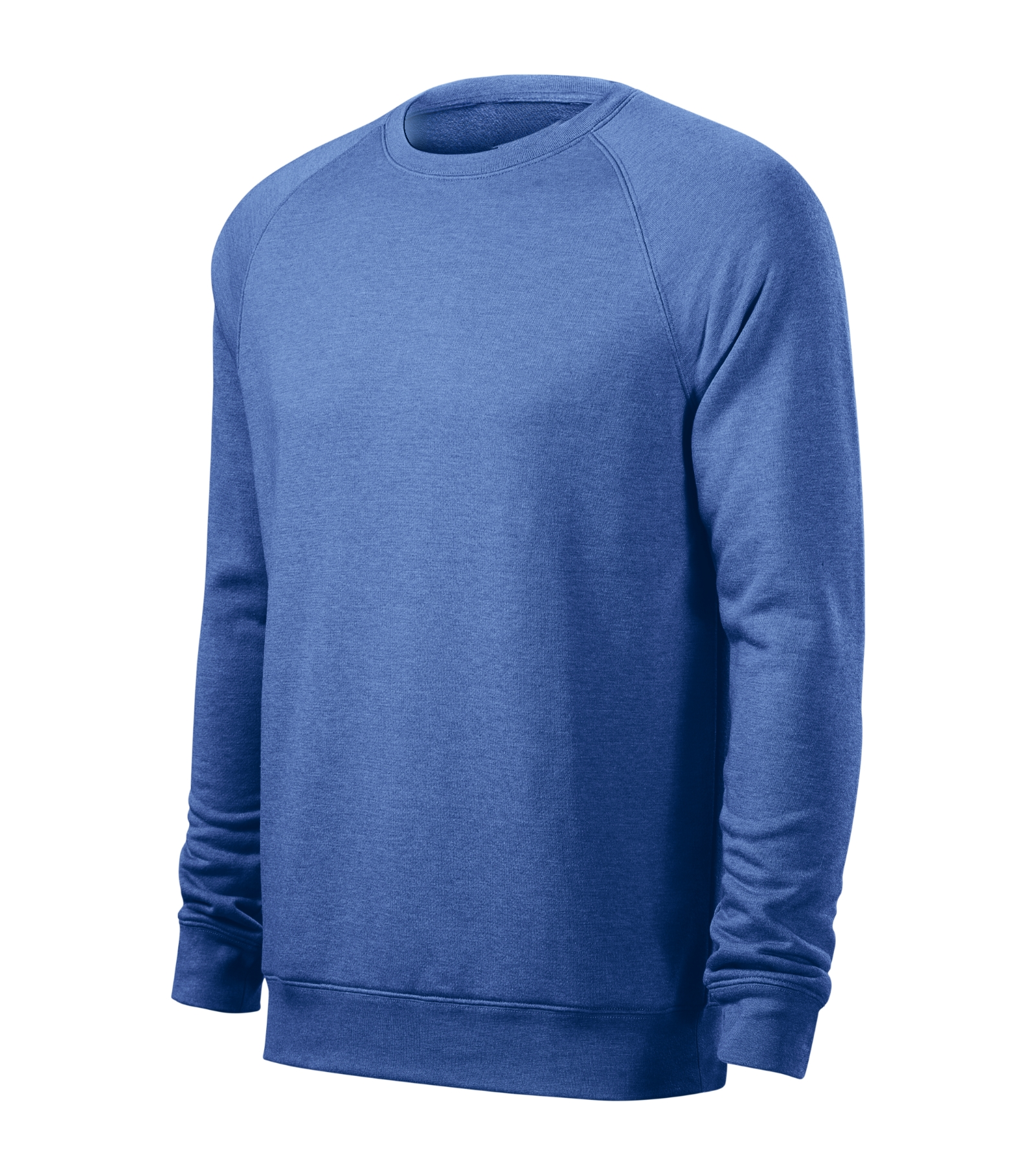 Delta Forge - Sweatshirt homme 65% polyester, 35% coton - 415, bleu chiné, taille S