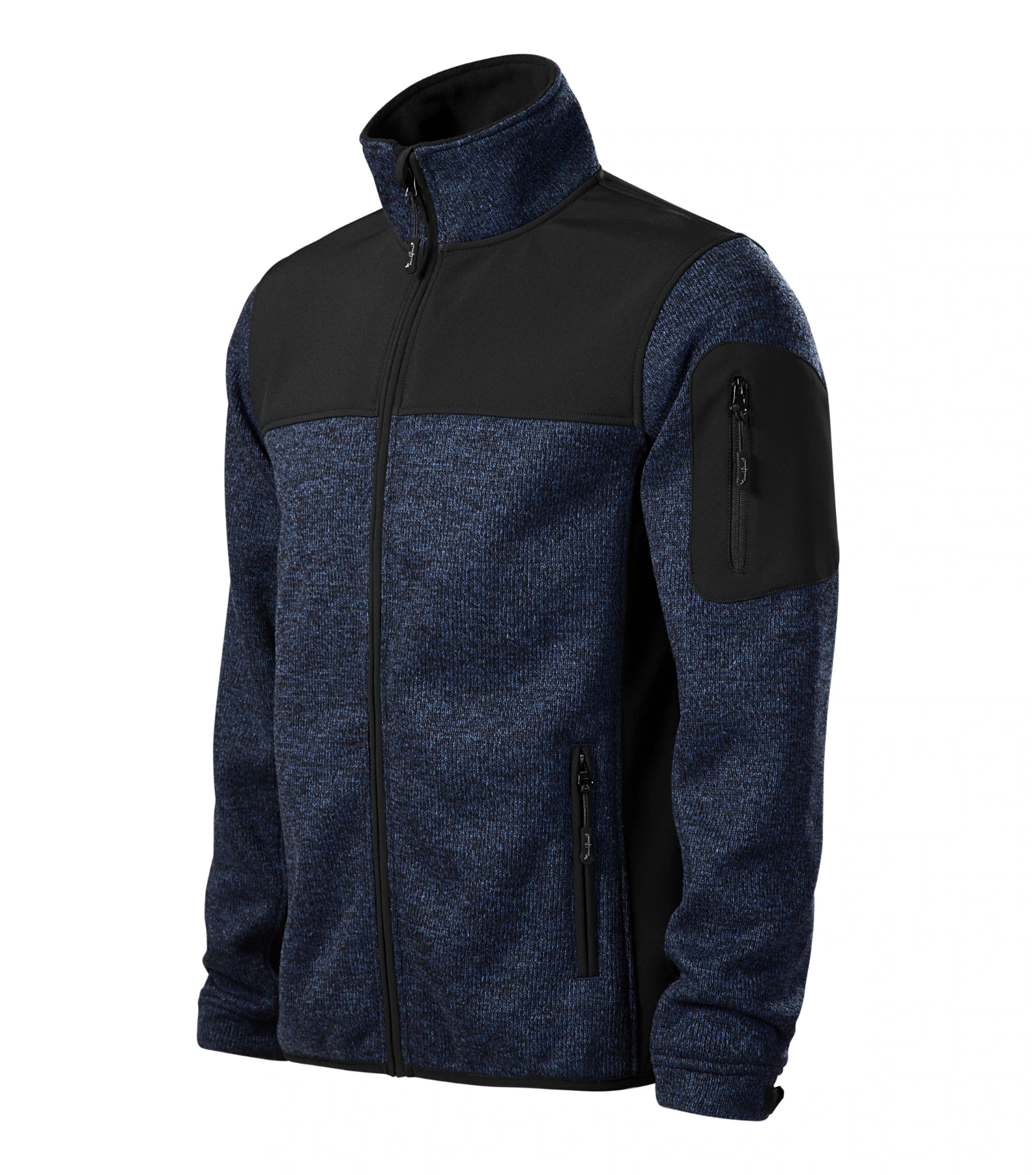 Dawn Loom - Veste softshell homme 100% polyester - 550, tricot bleu, taille S