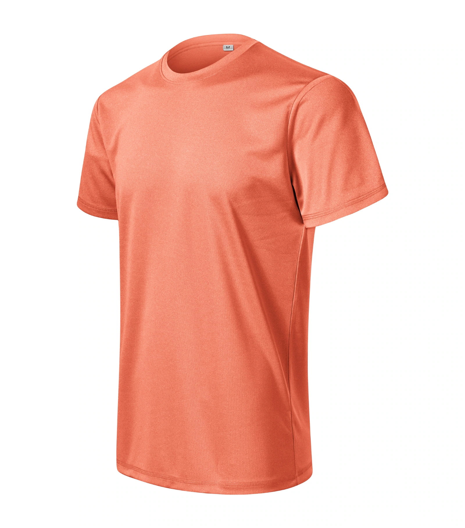 Ember Route - T-shirt men's 100% recycled micro polyester - 817, sunset melange, size S