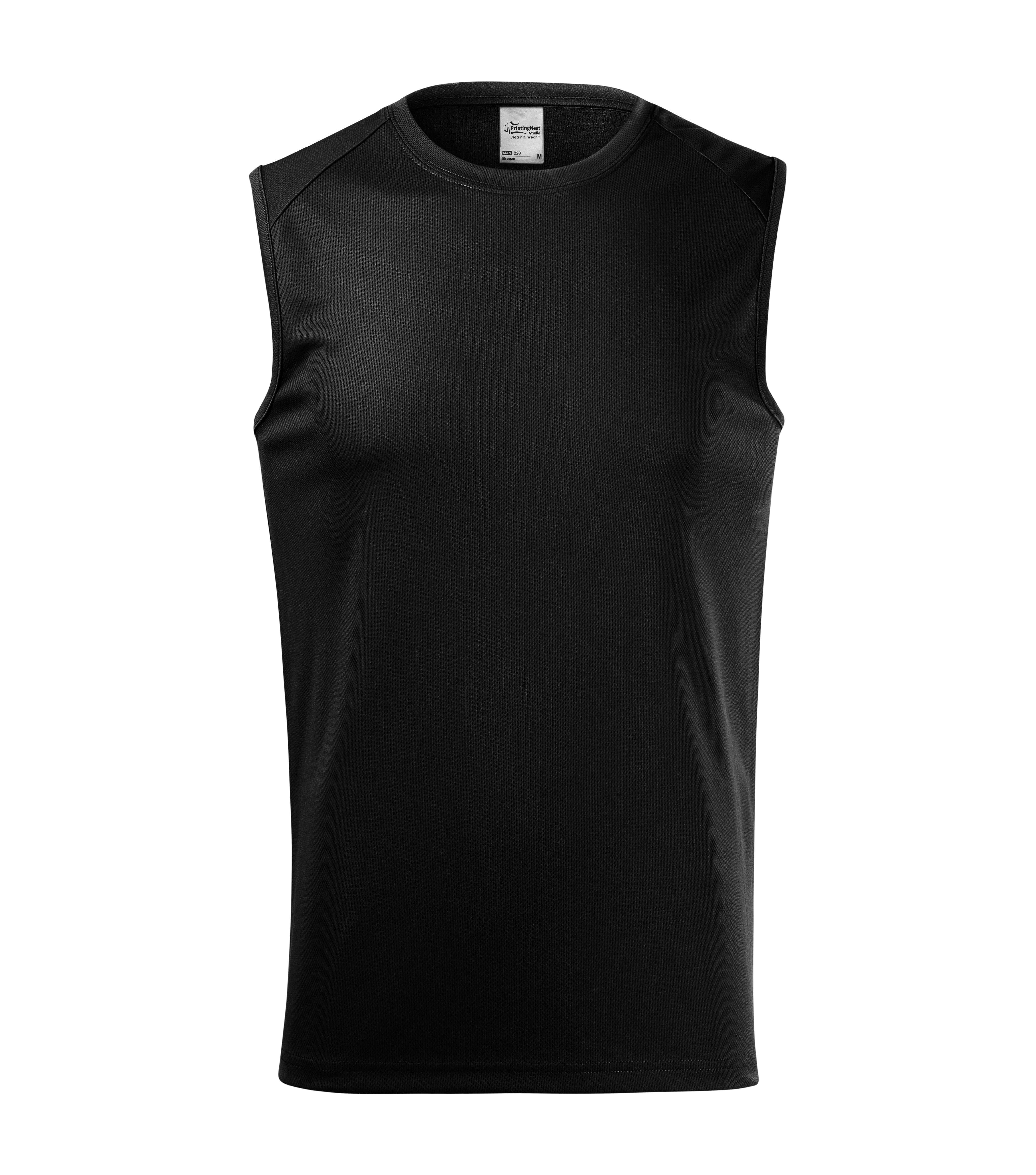 Obsidian Path - Top heren 100% polyester - 820, Zwart, maat S
