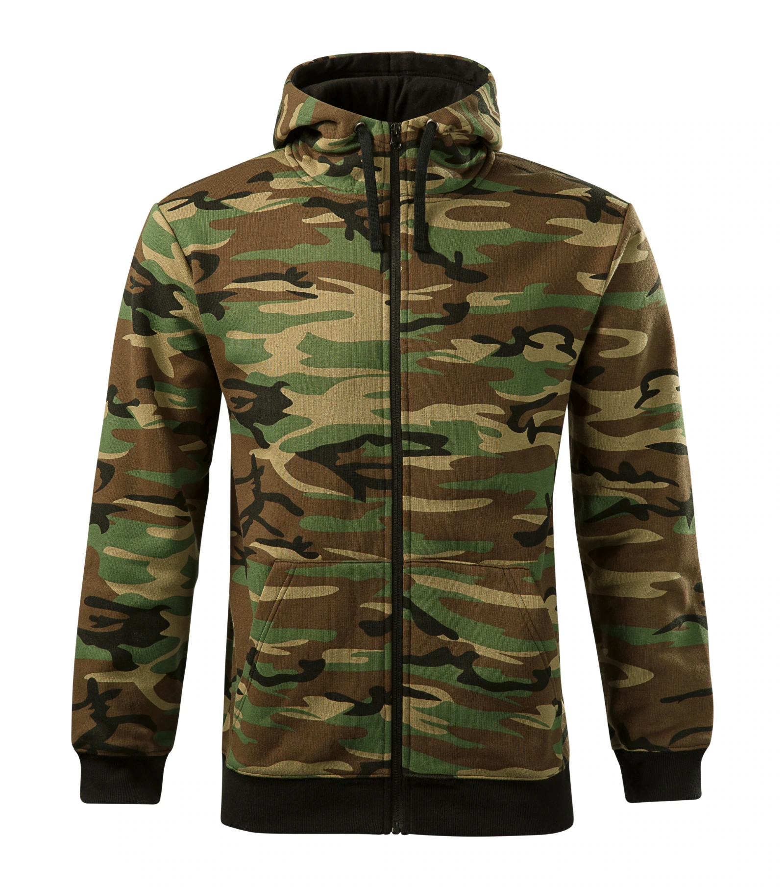 Grove Crest - Sweater heren 65% katoen, 35% polyester - C19, camouflage Bruin, maat S