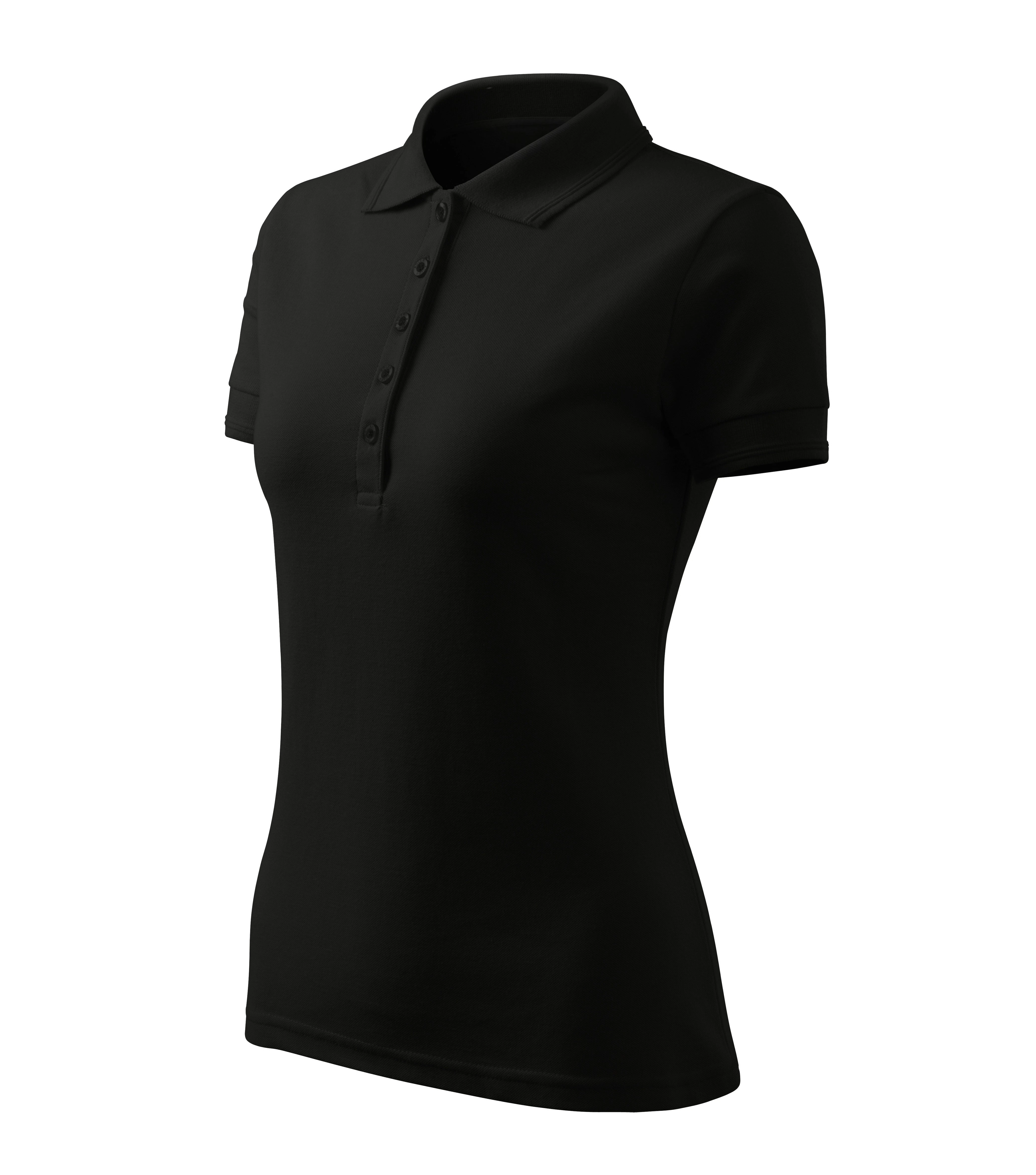 Celestine - Polo femme 65% coton 35% polyester FREE - F10, Noir, taille S