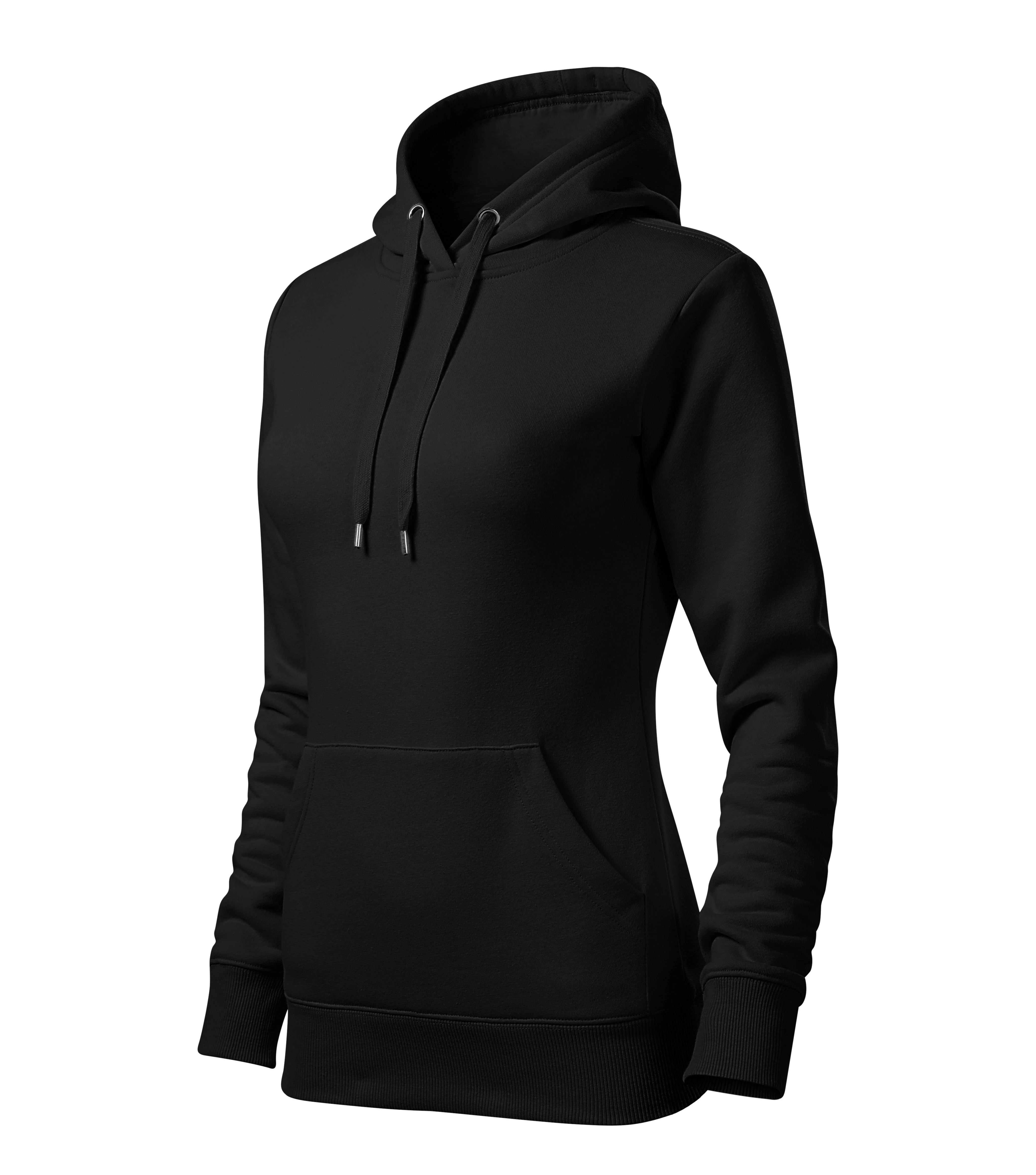 Solene - Sweatshirt femme 65% coton 35% polyester - F14, Noir, taille S