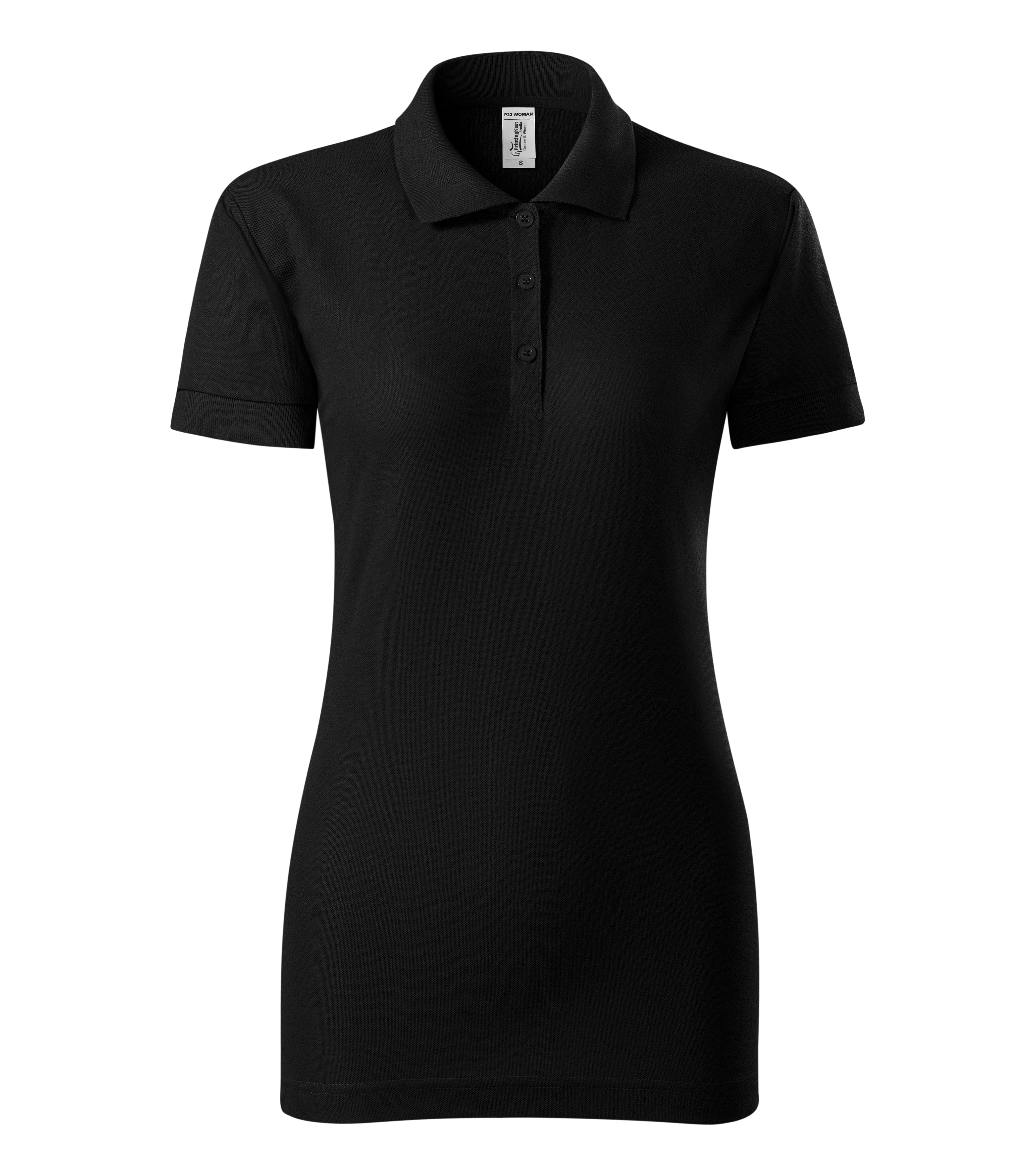 Morganite -Polo Shirt women's 65% cottong 35% polyester - P22, black, size S