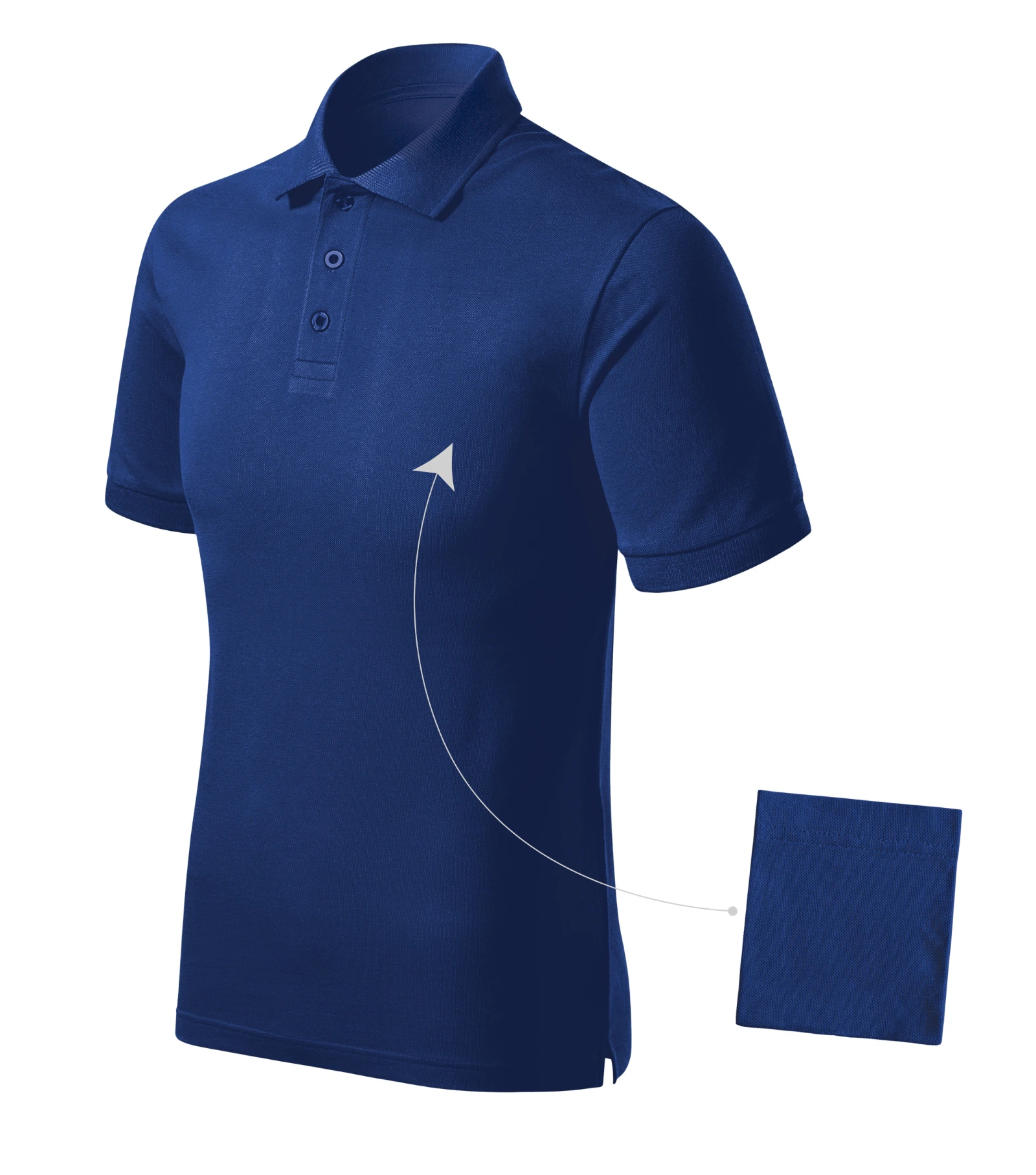Drift Avenue - Polo homme 100% coton pré-rétréci - R20, royal bleu, taille XL