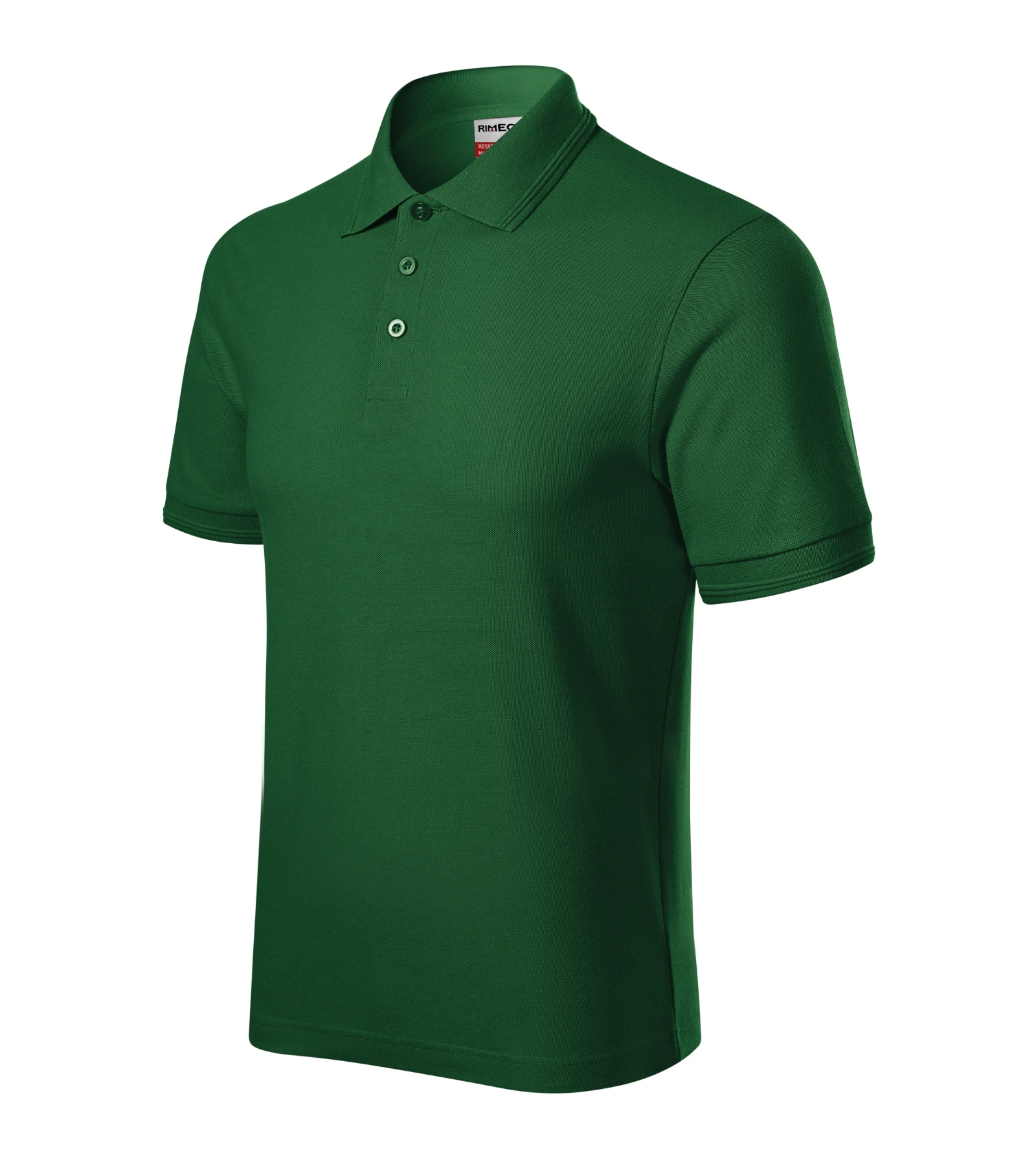 Cobalt Bloom - Polo Shirt men's 65% cotton, 35% polyester - R22, bottle green, size S