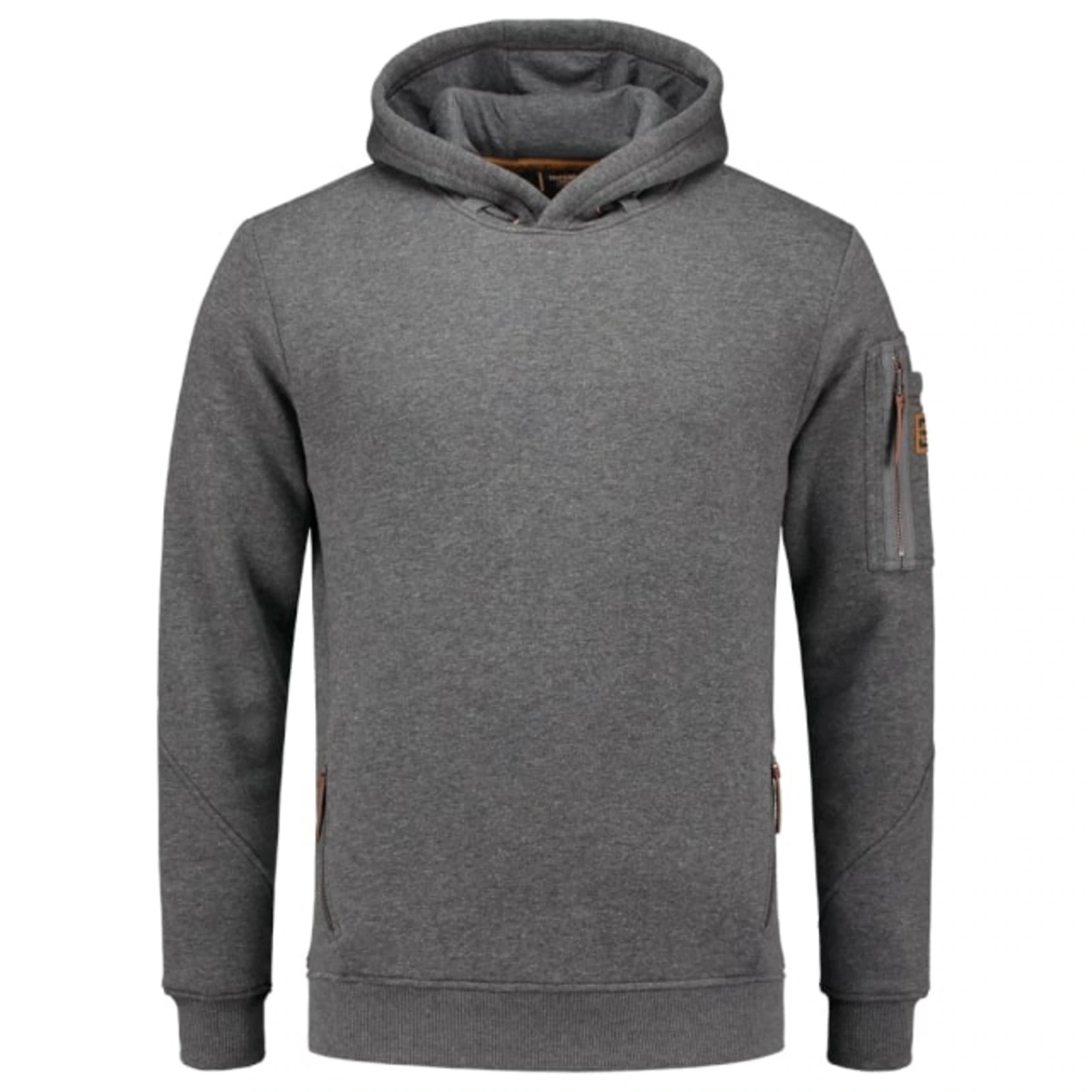 Zephyr Field - Sweater heren 80% katoen, 20% polyester - T42, steen gemêleerd, maat S