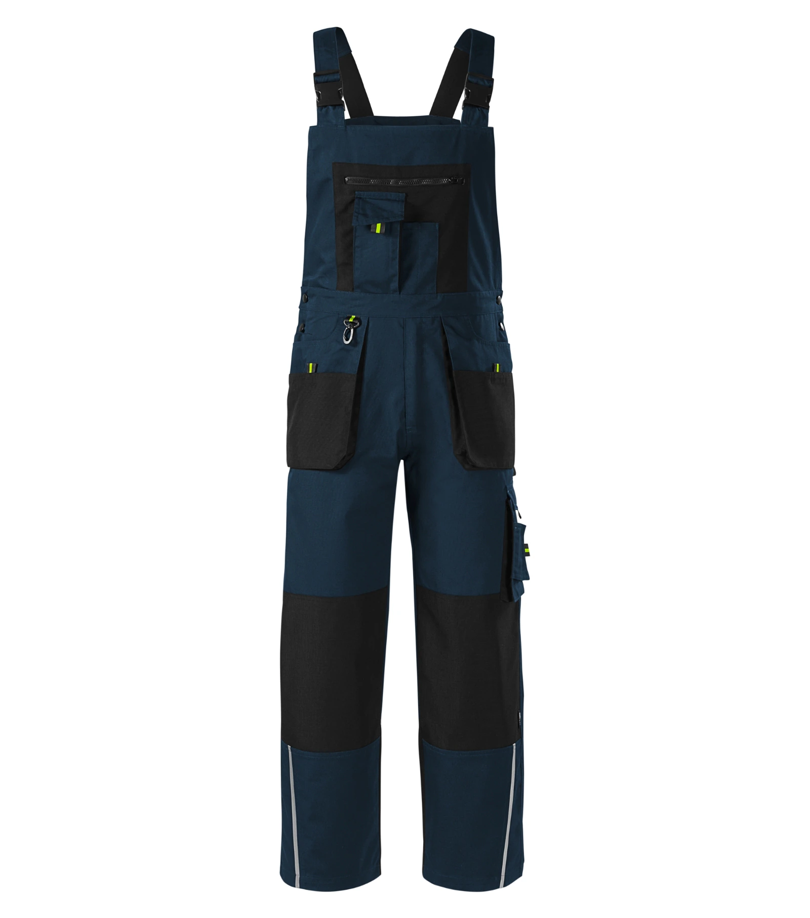 Terra Line - Work Bib Trousers men's 65% polyester, 35% cotton - W04, navy blue, size 44/46
