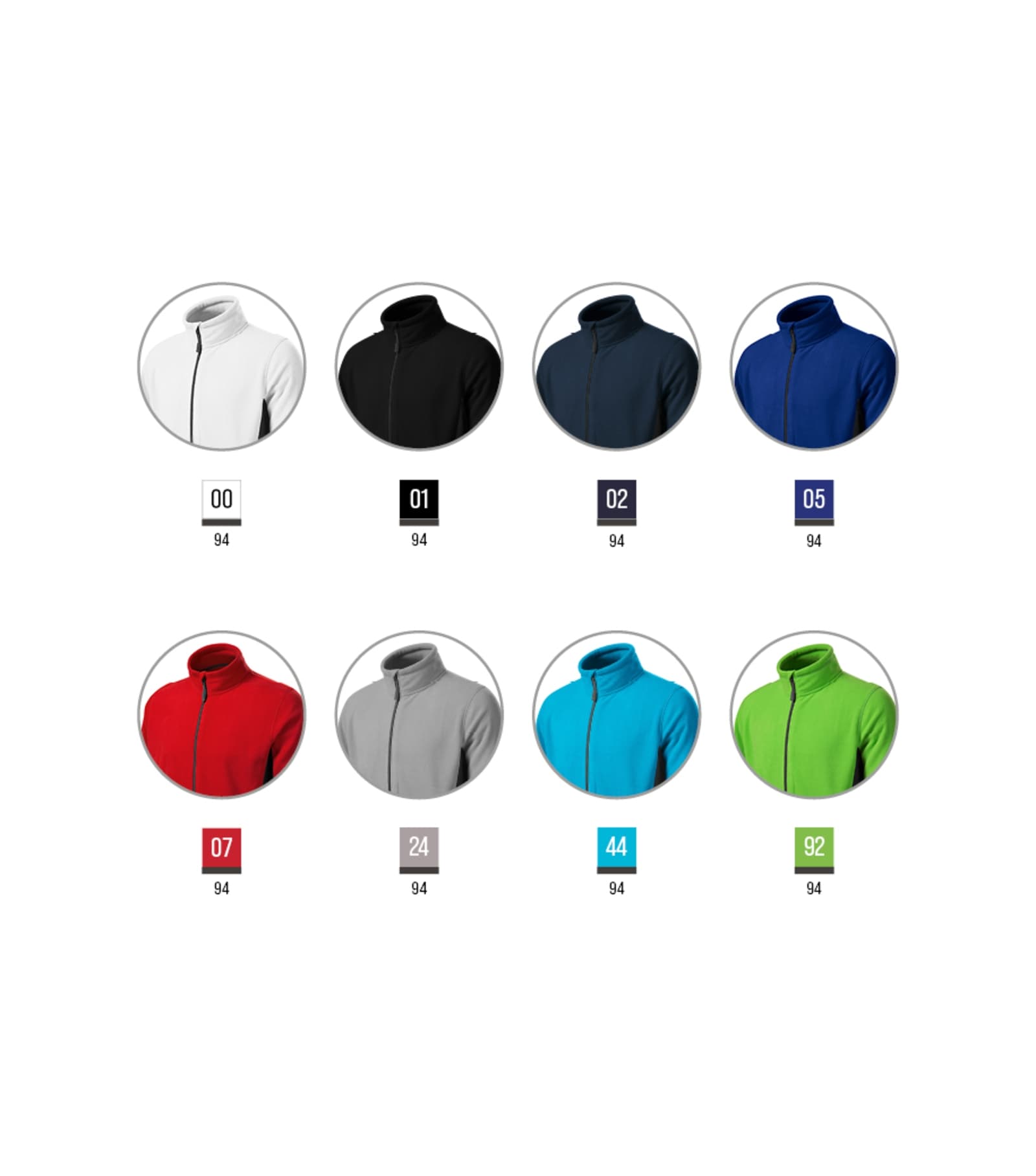 Amber Line - Fleece heren 100% polyester - 527 in Rood