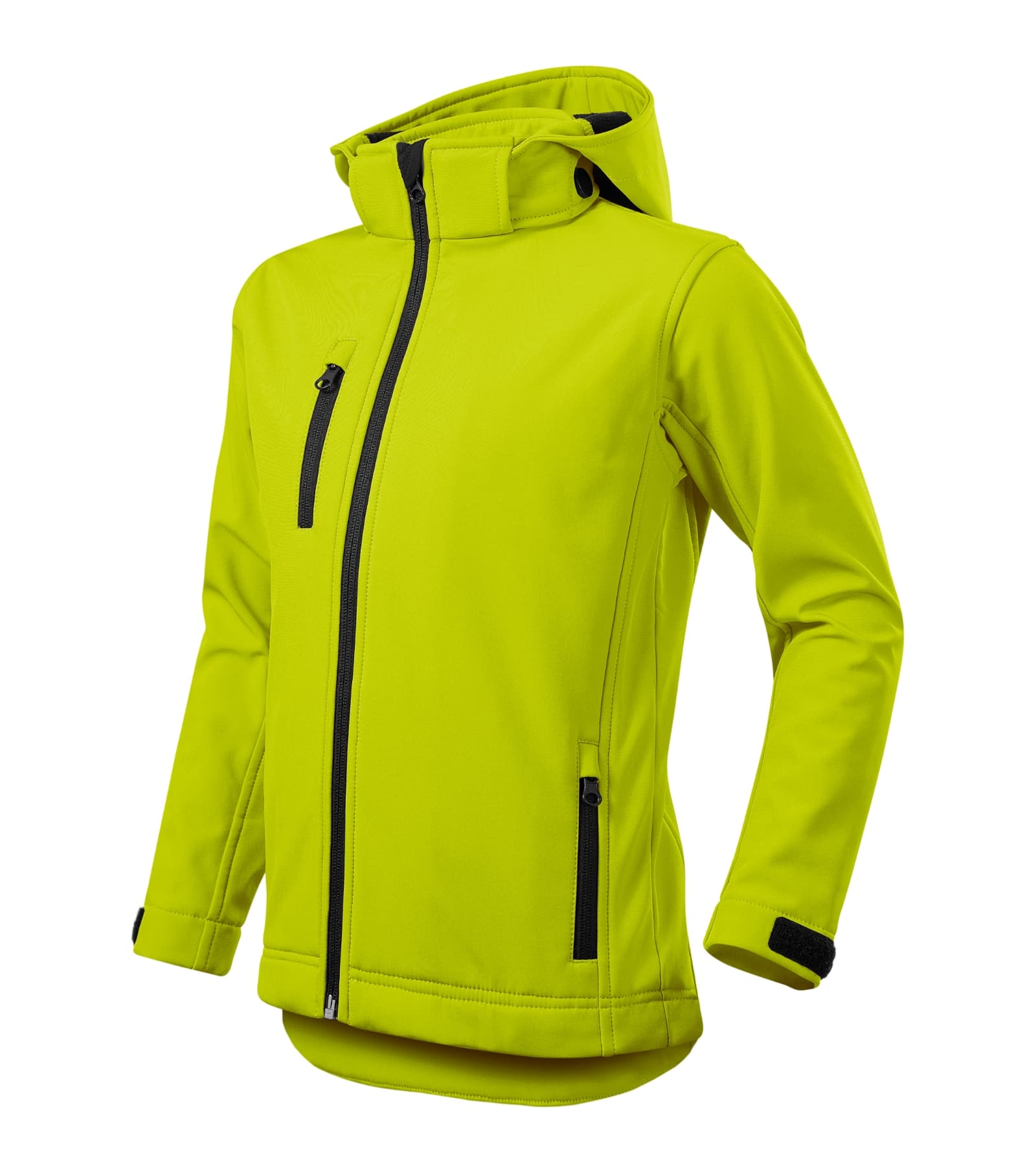 Drift Bloom - Veste softshell enfant 94% polyester, 6% élasthanne membrane TPU micropolaire: 100% polyester - 535 en vert citron