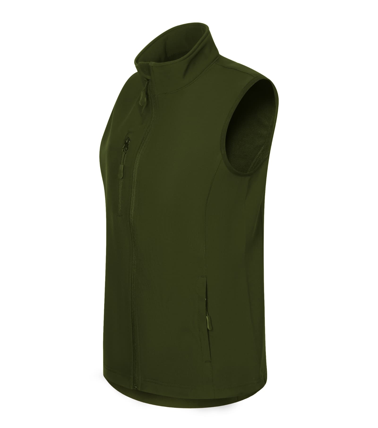 Grove Horizon - Softshellbodywarmer dames 96% polyester, 4% elastaan - 569 in Militairgroen