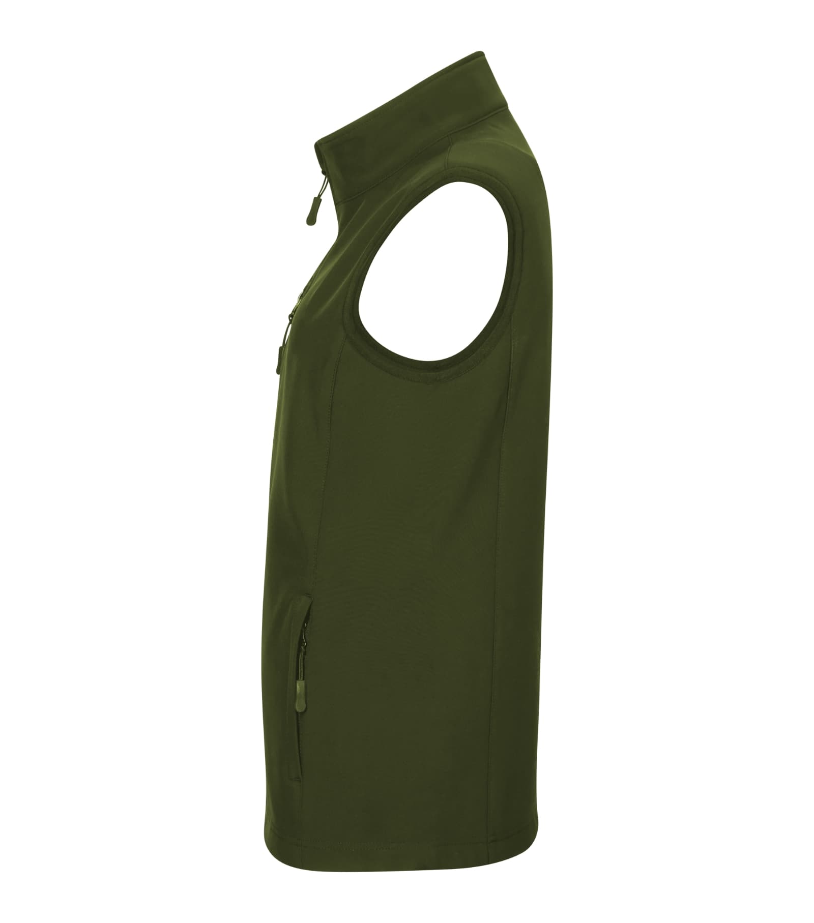 Grove Horizon - Softshellbodywarmer dames 96% polyester, 4% elastaan - 569 in Militairgroen