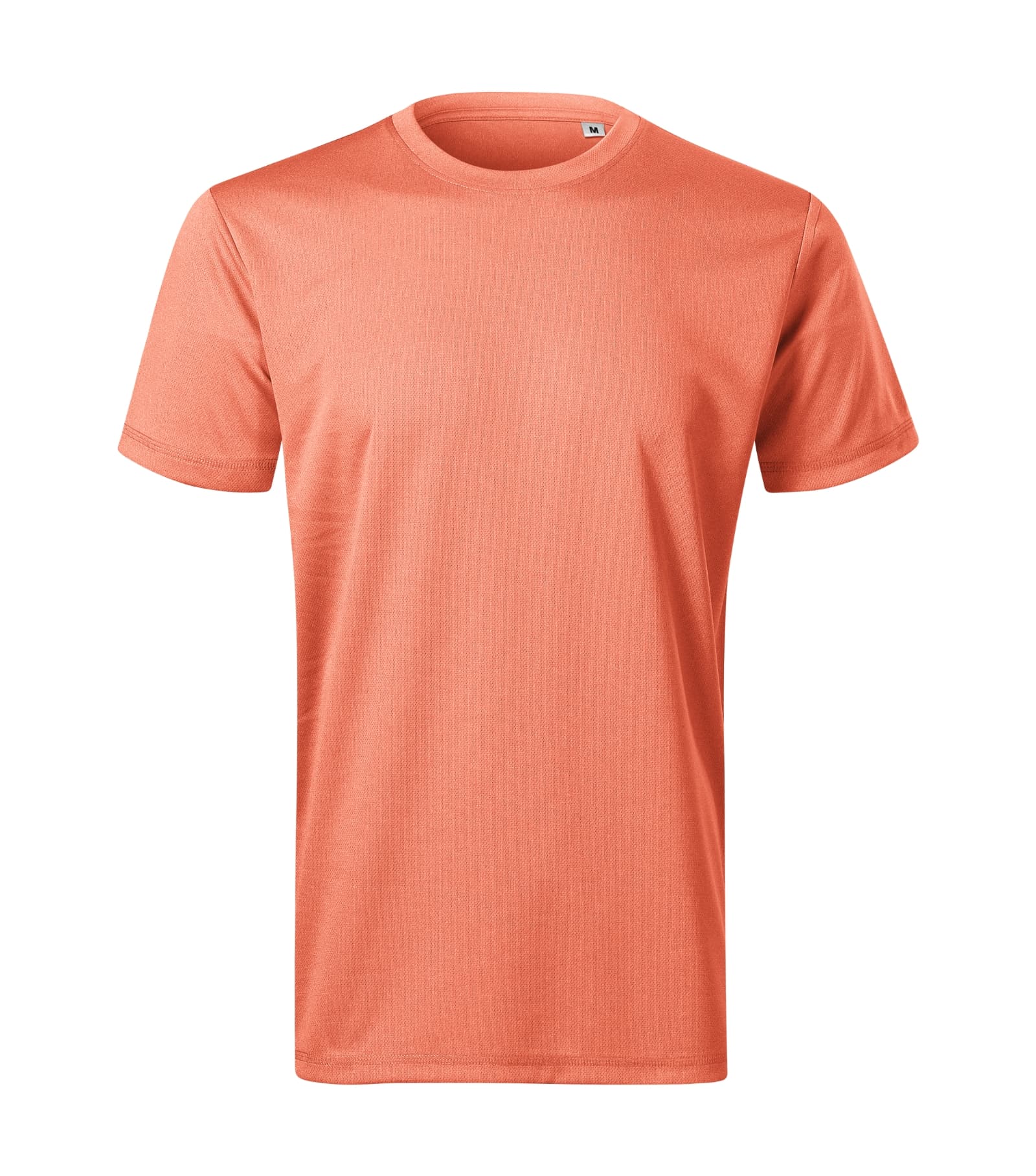 Ember Route - T-shirt heren 100% gerecycled micro-polyester - 817 in zonsondergang gemêleerd