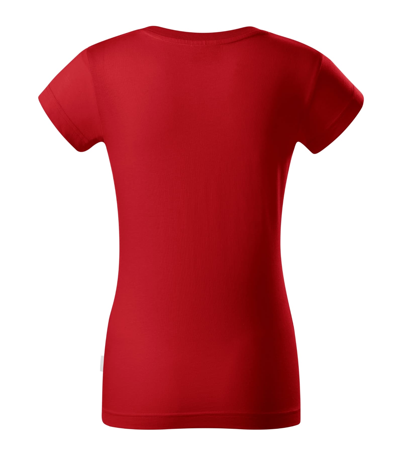 Zephyr Pulse - T-shirt dames 100% voorgekrompen katoen - R02 in Rood 07 (merklabel)