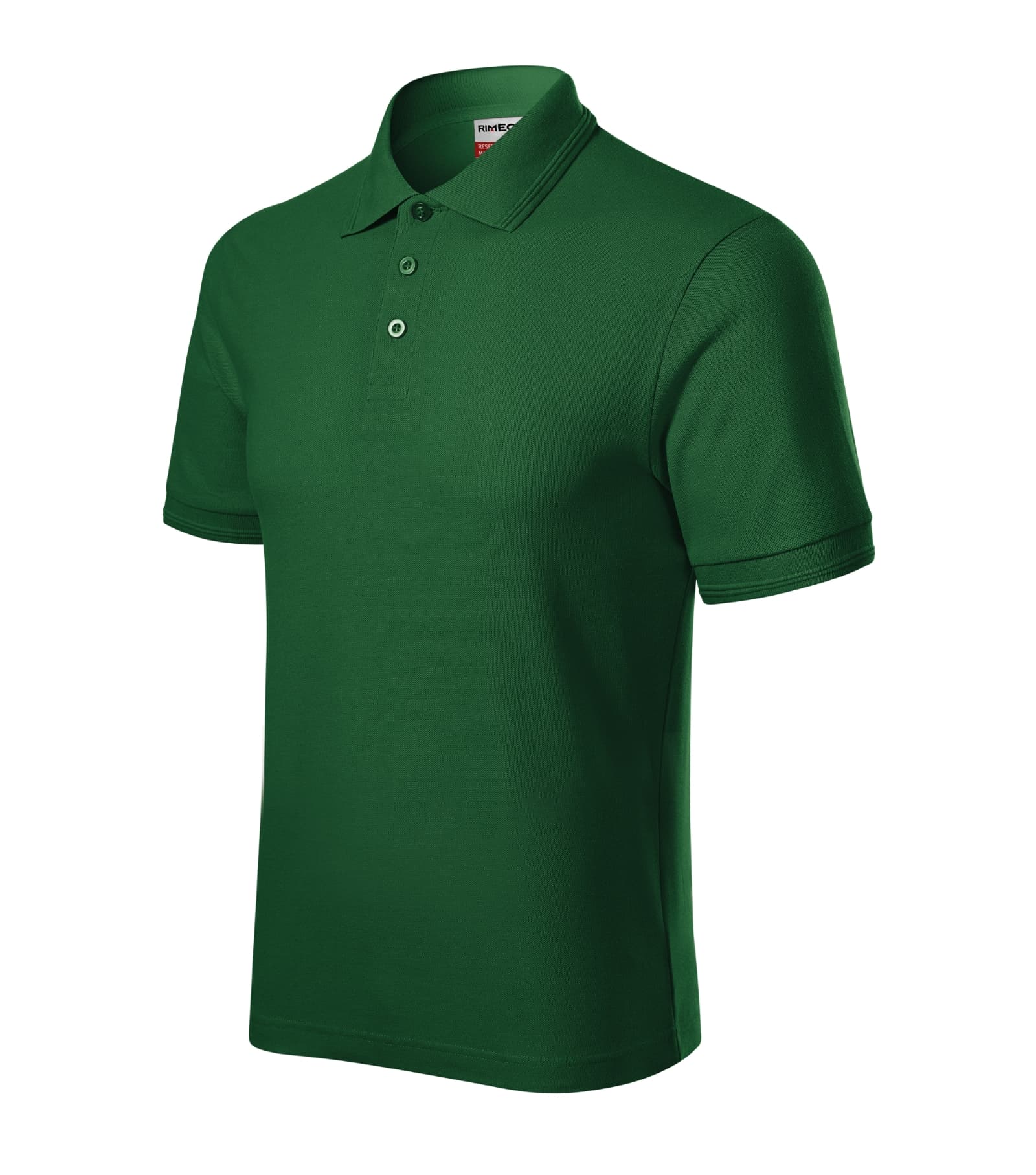 Cobalt Bloom - Poloshirt heren 65% katoen, 35% polyester - R22 in fles Groen