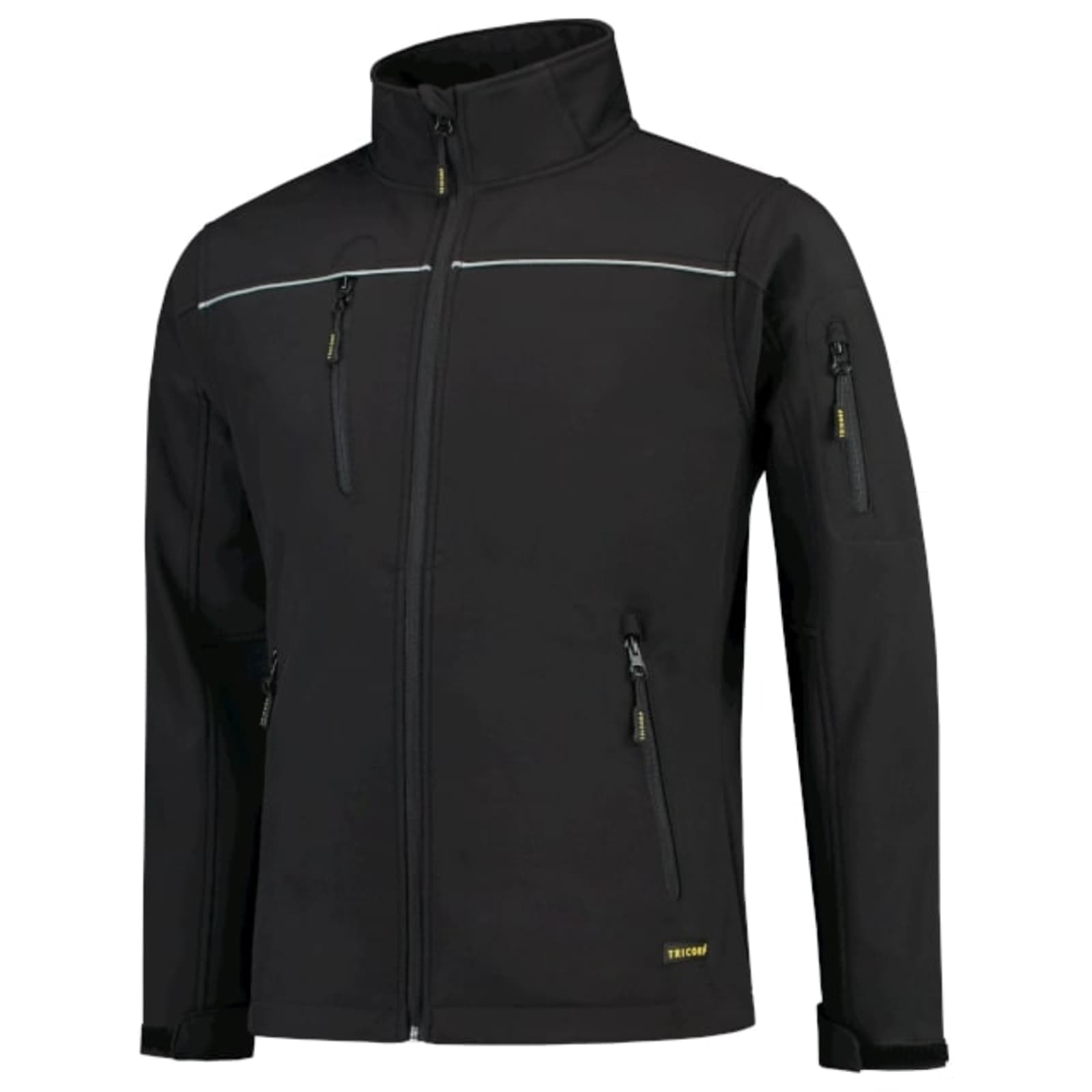 Lumen Arc - Softshelljas unisex 100% polyester + PU-membraan - T53 in Zwart