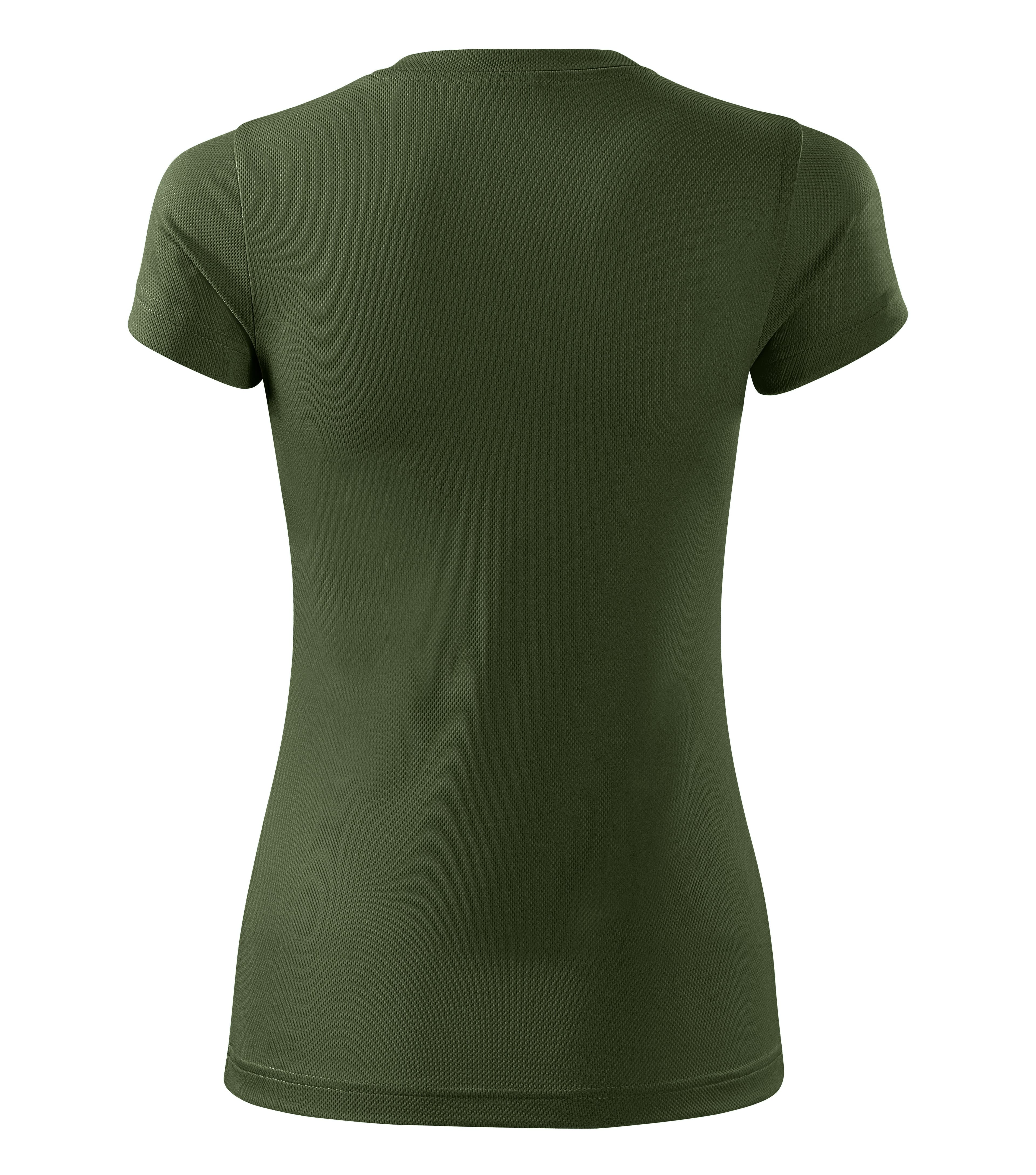 Vital Ease -T-shirt dames 100% polyester - 140 in Militairgroen