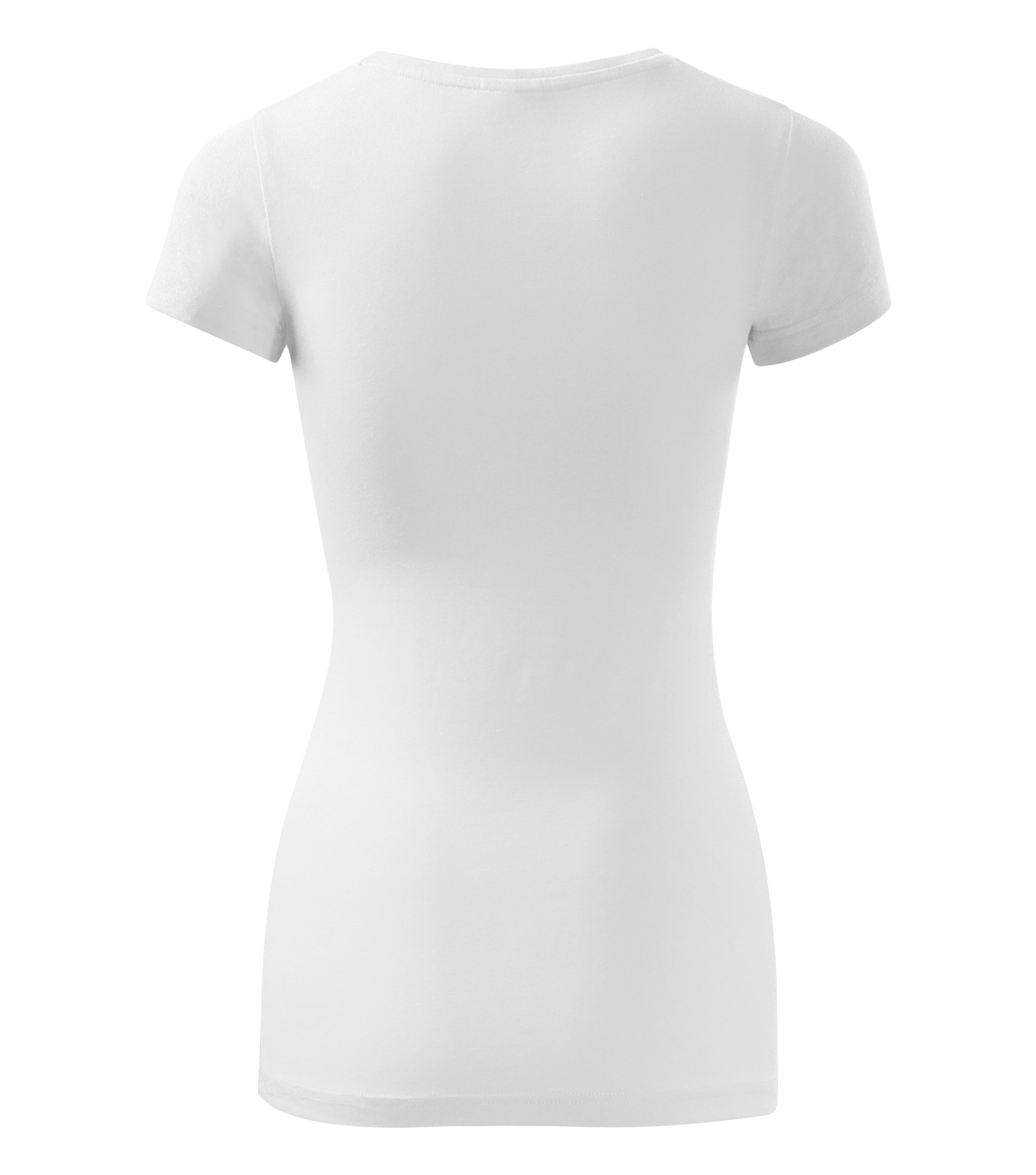 Cloudline - T-shirt dames 95% katoen 5% elastaan - 141 in wit