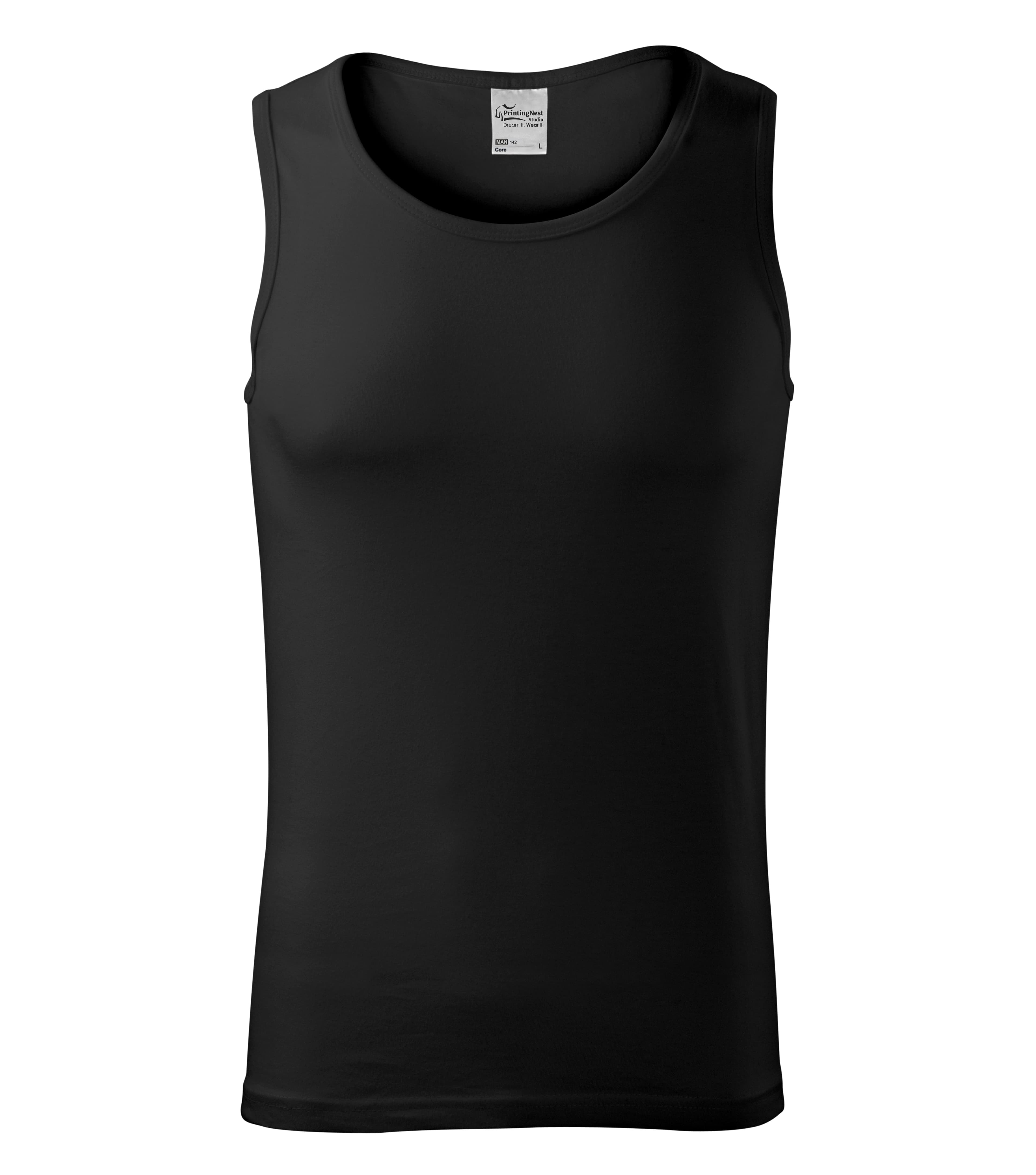 Iron Crest - Top heren 100% katoen - 142 in Zwart