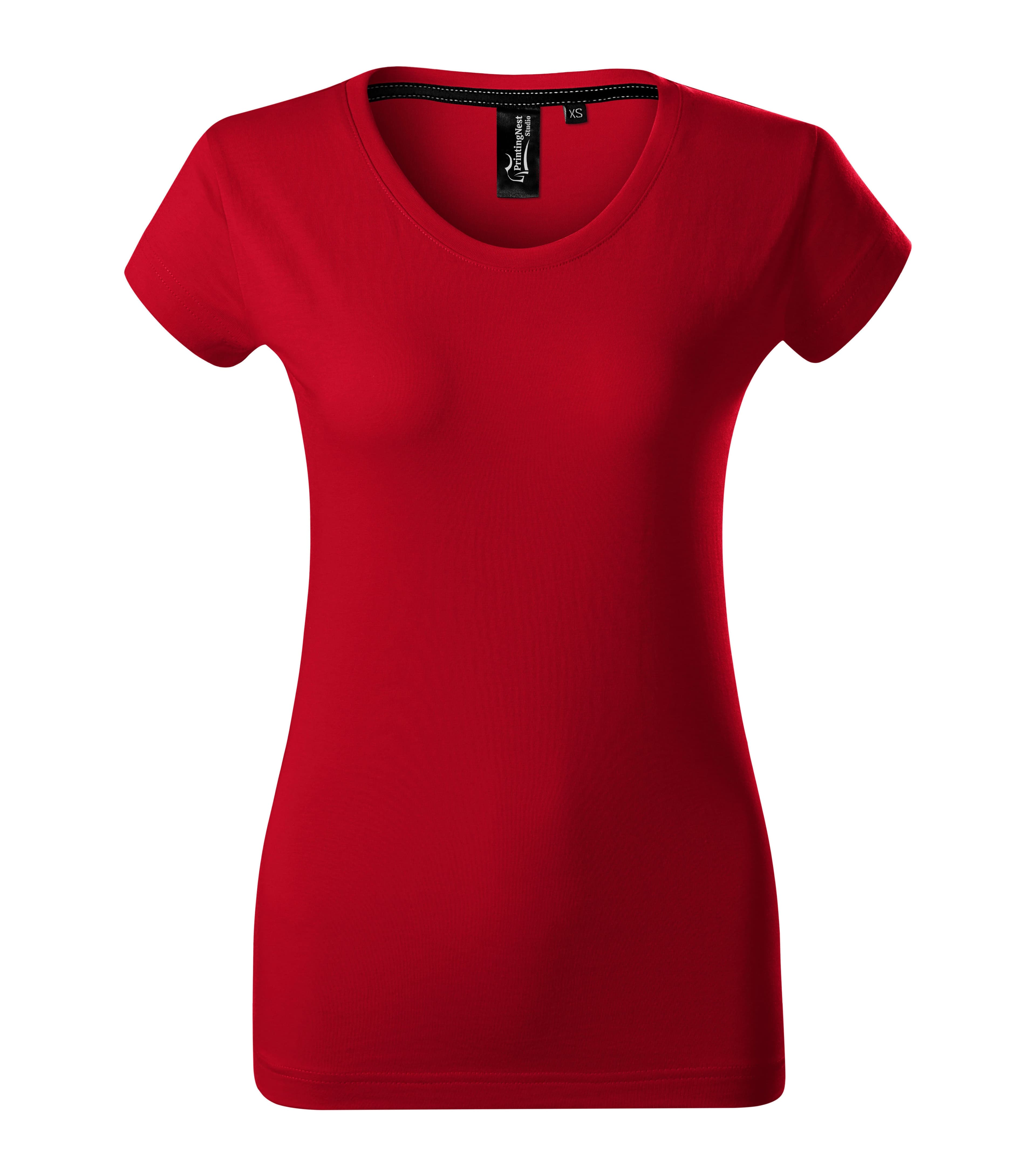 Mist Arc - T-shirt dames 100% SUPIMA katoen - 154 in Rood