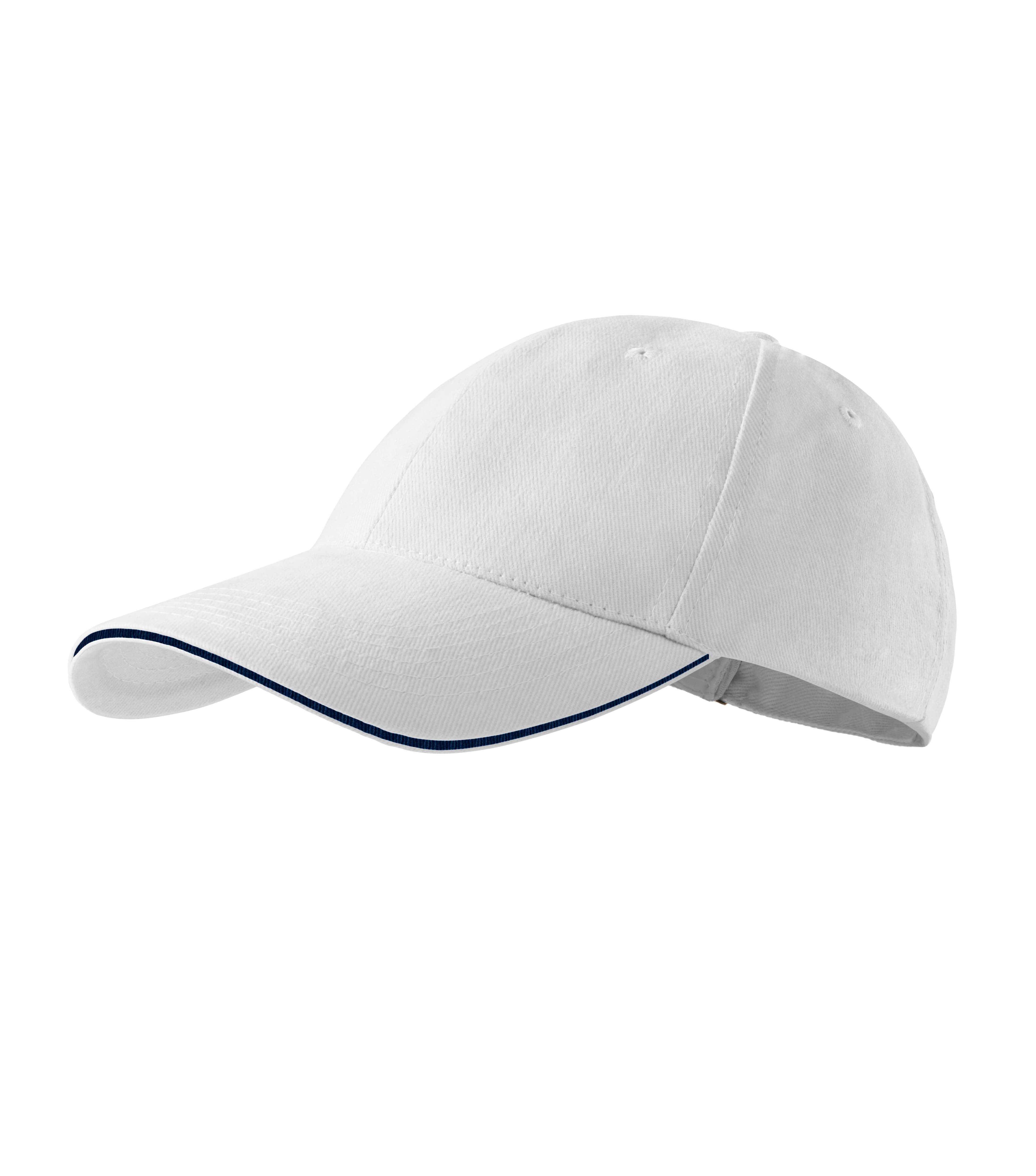 Pet unisex contrast 100% katoen - 306 in wit