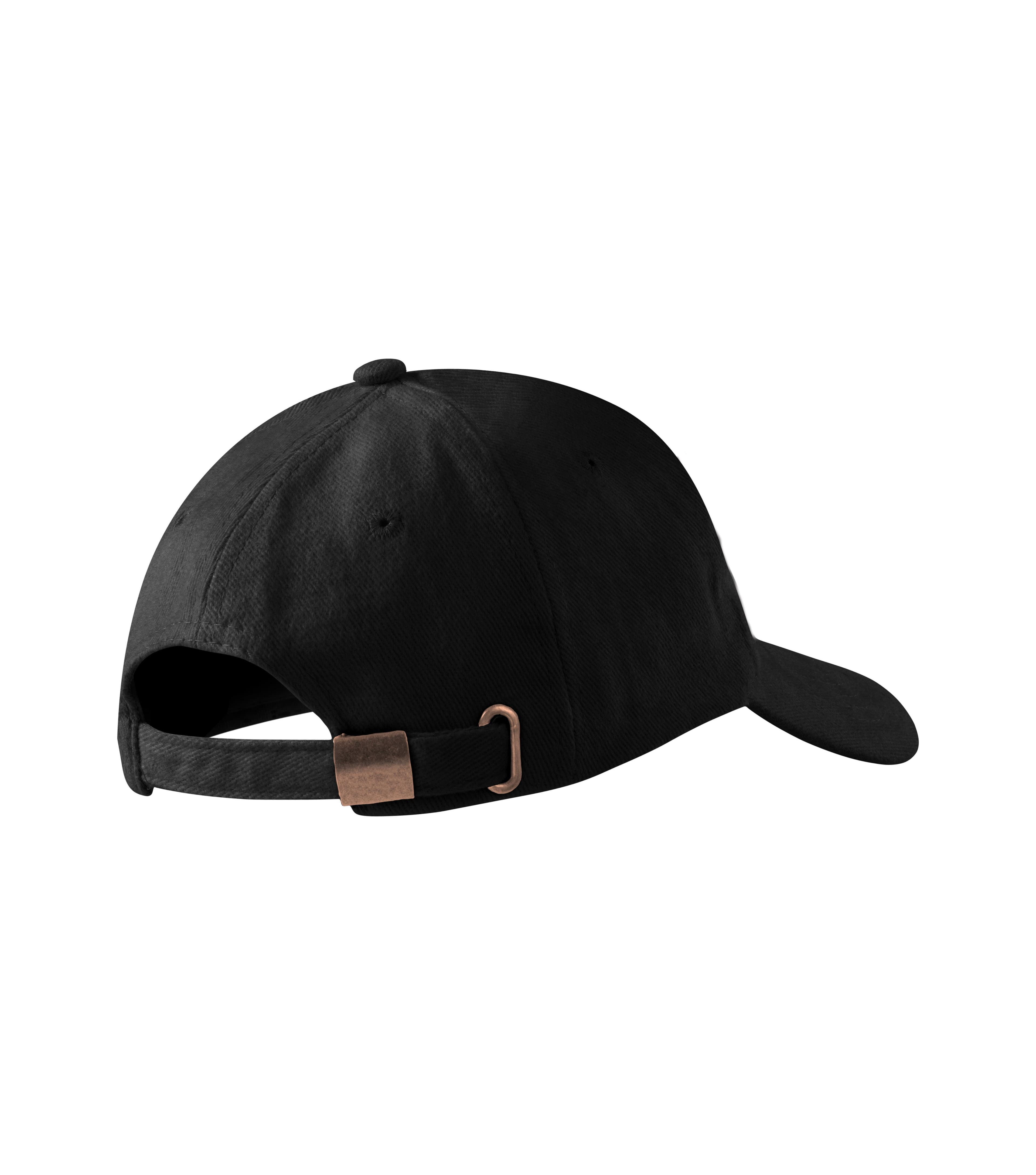 Casquette unisex  adjustable 100% coton - 307 en Noir