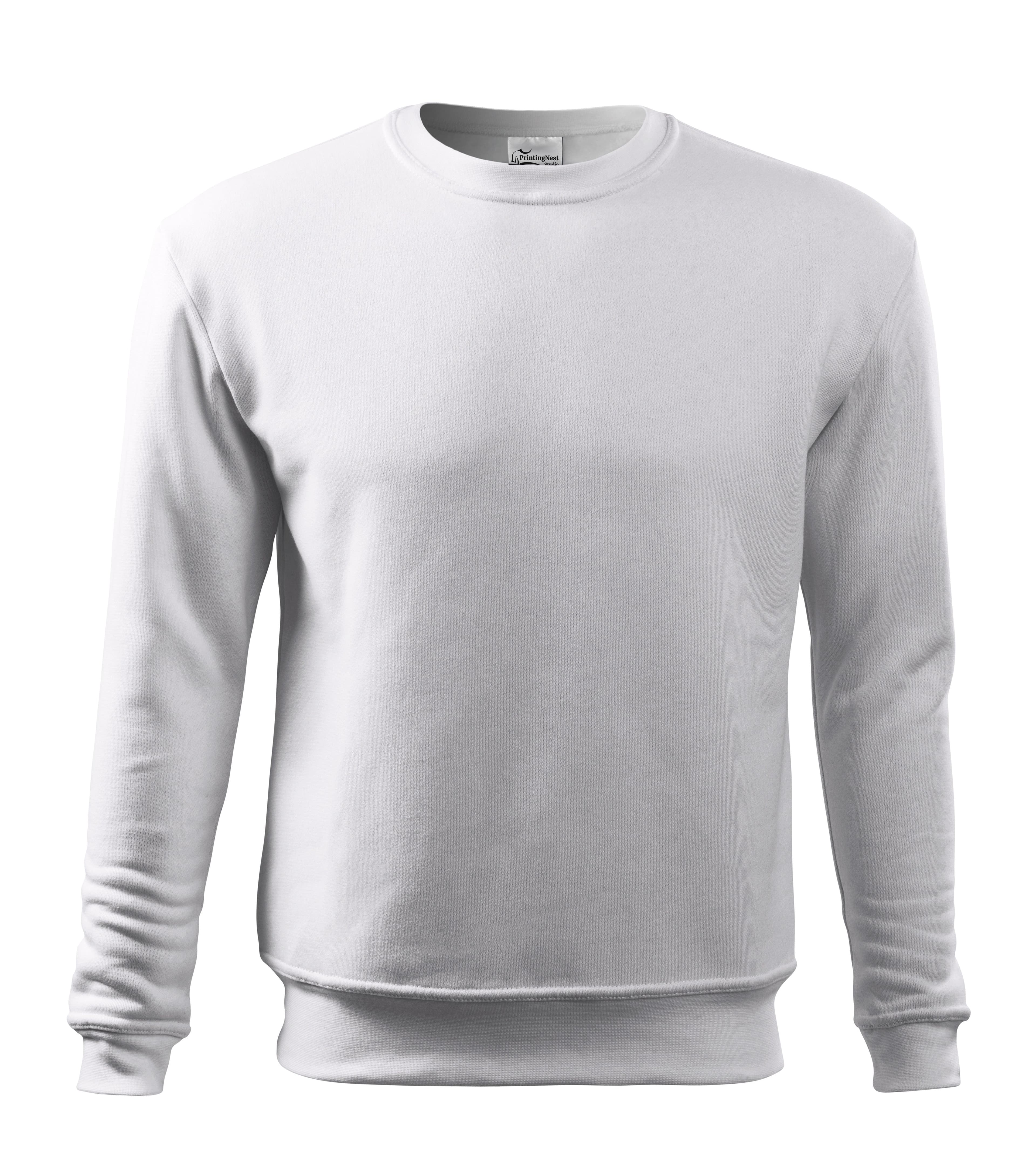 Vulkaris - Sweater heren 65% katoen 35% polyester- 406 in wit